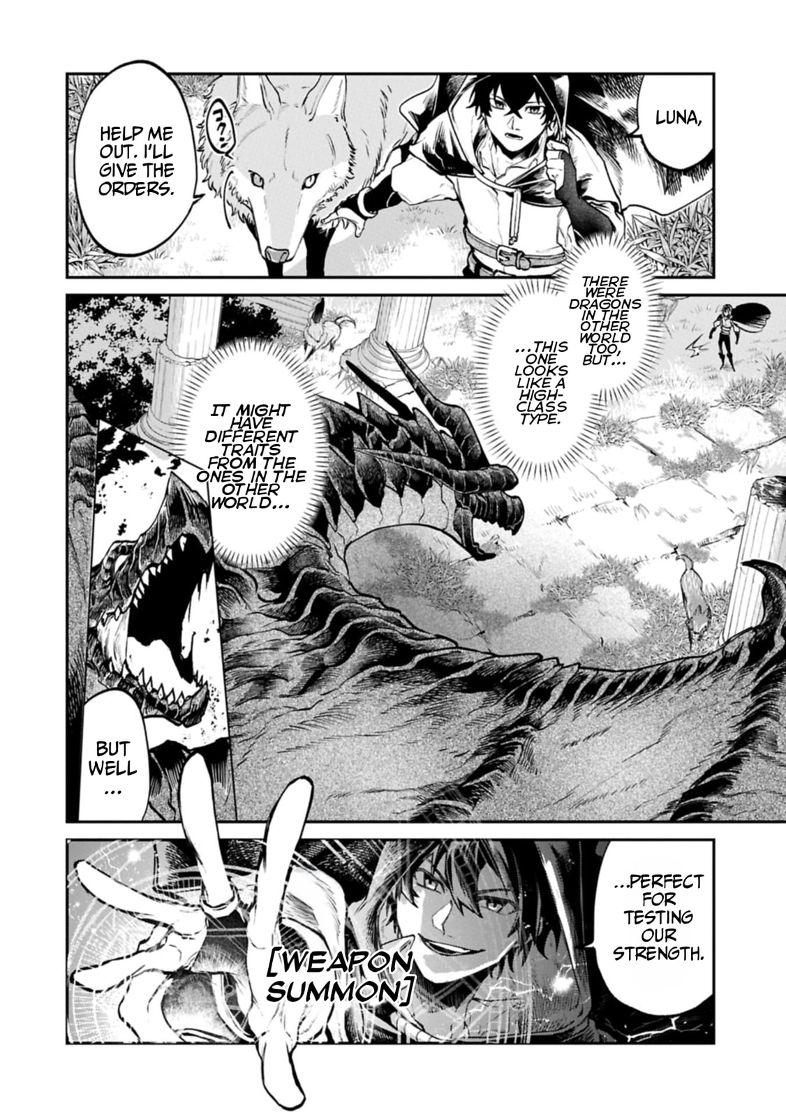 Isekai Summoner, Shinwa no Kaibutsu-tachi to Gendai de Musou suru: Uragirareta Moto Eiyuu wa, Ai Omome na Nakama to Heiwa ni Kurashitai Chapter 2 page 26 - 