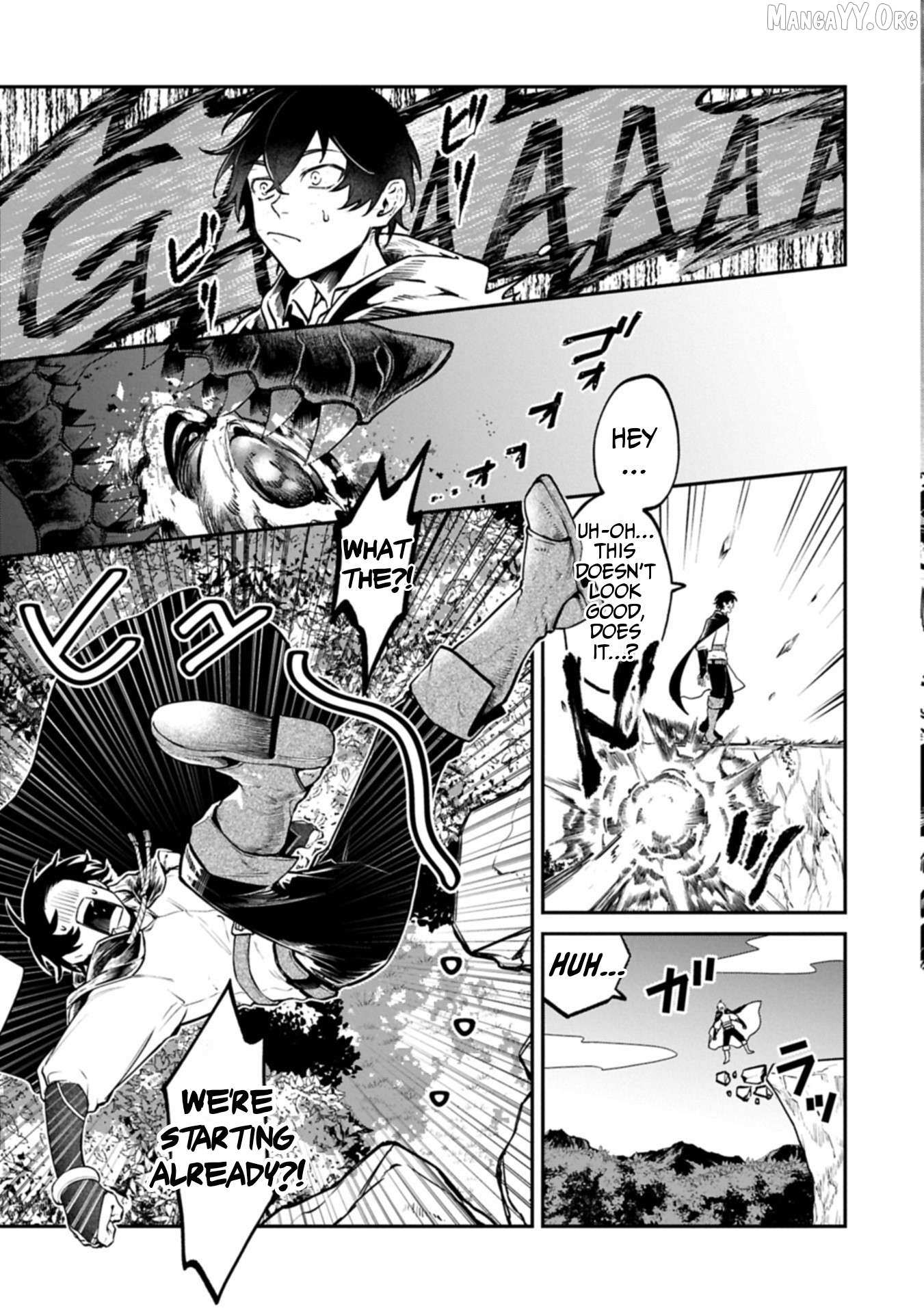 ISEKAI SUMMONER, SHINWA NO KAIBUTSU-TACHI TO GENDAI DE MUSOU SURU: URAGIRARETA MOTO EIYUU WA, AIKASANAME NA NAKAMA TO HEIWA NI KURASHITAI Chapter 2 page 7 - 