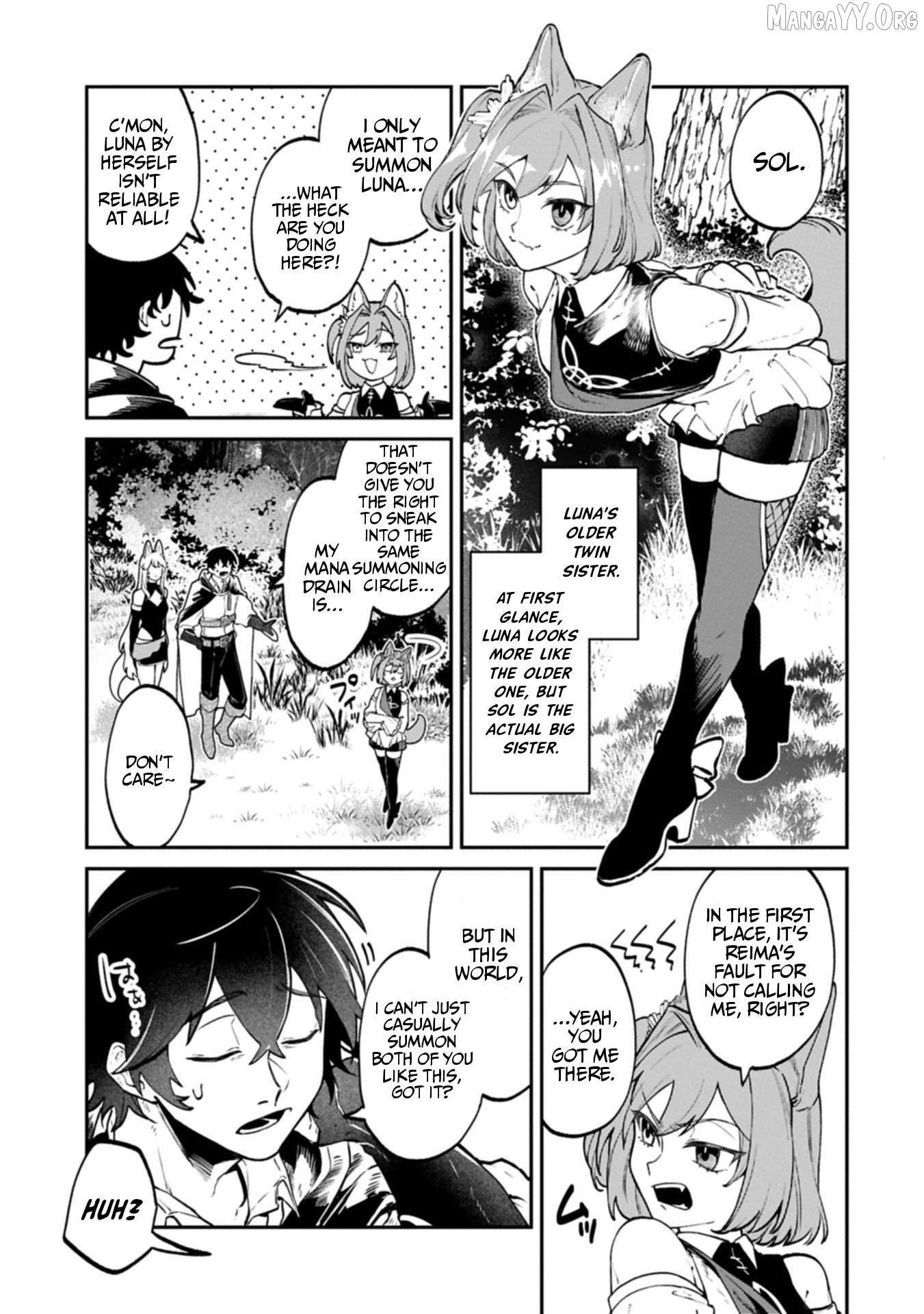 ISEKAI SUMMONER, SHINWA NO KAIBUTSU-TACHI TO GENDAI DE MUSOU SURU: URAGIRARETA MOTO EIYUU WA, AIKASANAME NA NAKAMA TO HEIWA NI KURASHITAI Chapter 2 page 9 - 