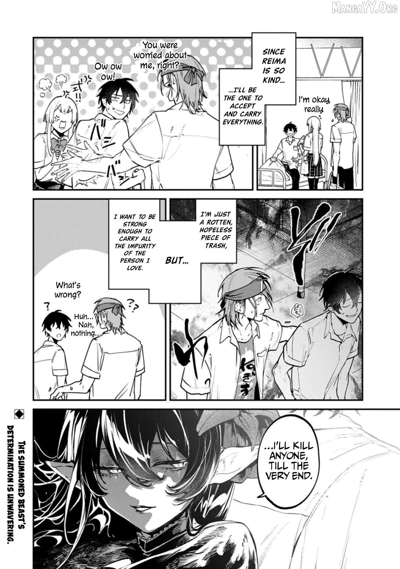 ISEKAI SUMMONER, SHINWA NO KAIBUTSU-TACHI TO GENDAI DE MUSOU SURU: URAGIRARETA MOTO EIYUU WA, AIKASANAME NA NAKAMA TO HEIWA NI KURASHITAI Chapter 3 page 30 - 