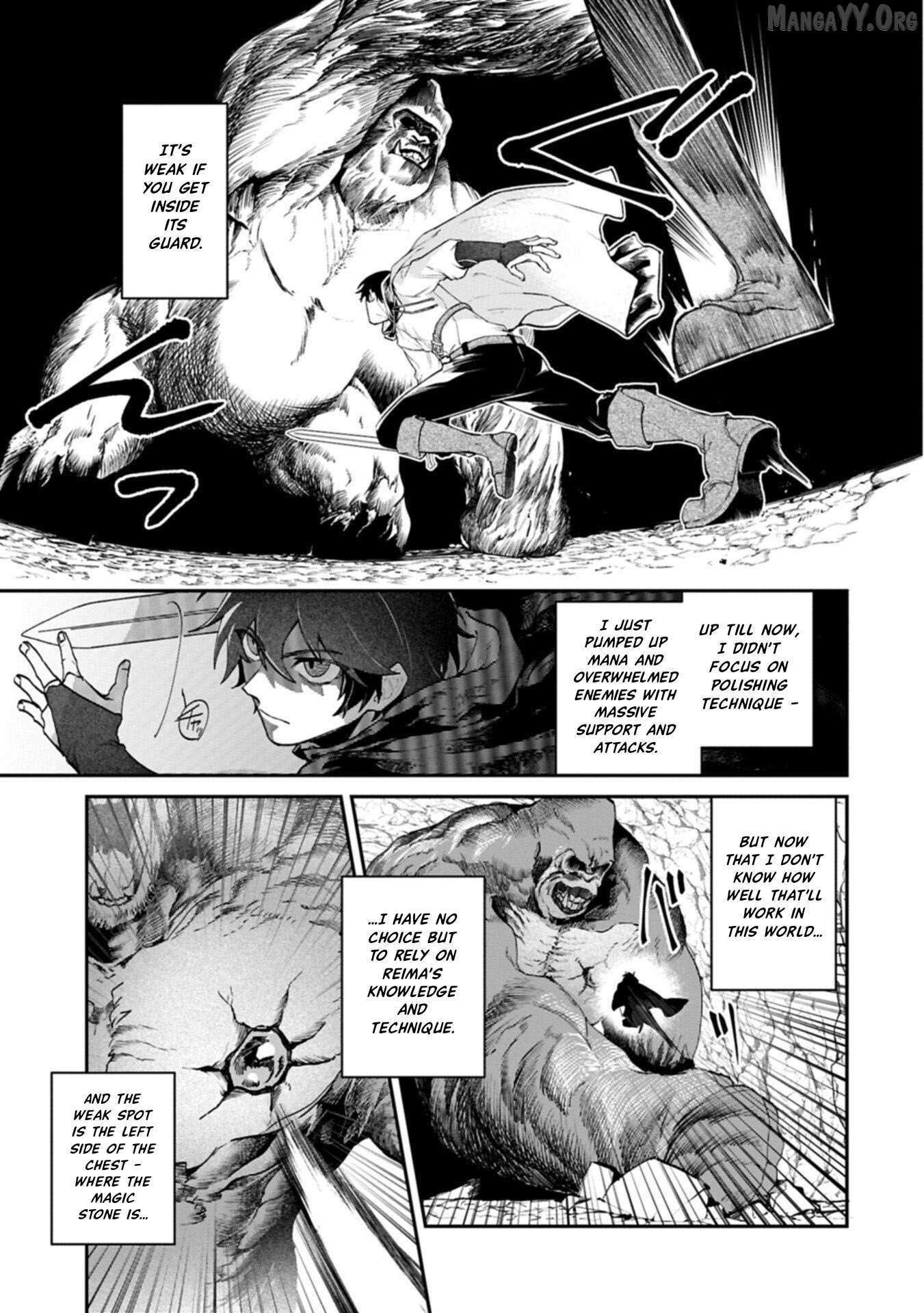 ISEKAI SUMMONER, SHINWA NO KAIBUTSU-TACHI TO GENDAI DE MUSOU SURU: URAGIRARETA MOTO EIYUU WA, AIKASANAME NA NAKAMA TO HEIWA NI KURASHITAI Chapter 4 page 13 - 