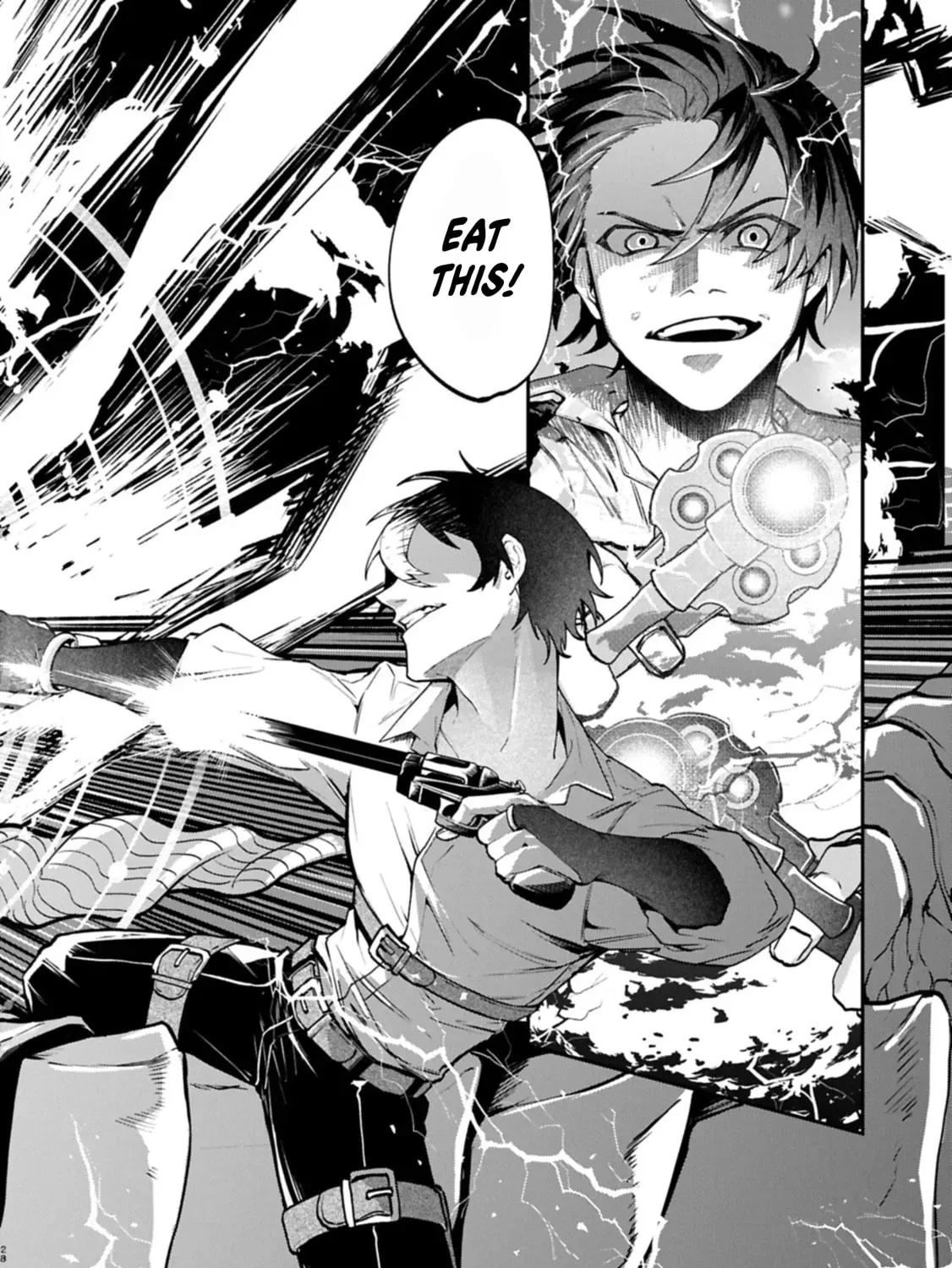 ISEKAI SUMMONER, SHINWA NO KAIBUTSU-TACHI TO GENDAI DE MUSOU SURU: URAGIRARETA MOTO EIYUU WA, AIKASANAME NA NAKAMA TO HEIWA NI KURASHITAI Chapter 5.2 page 28 - 