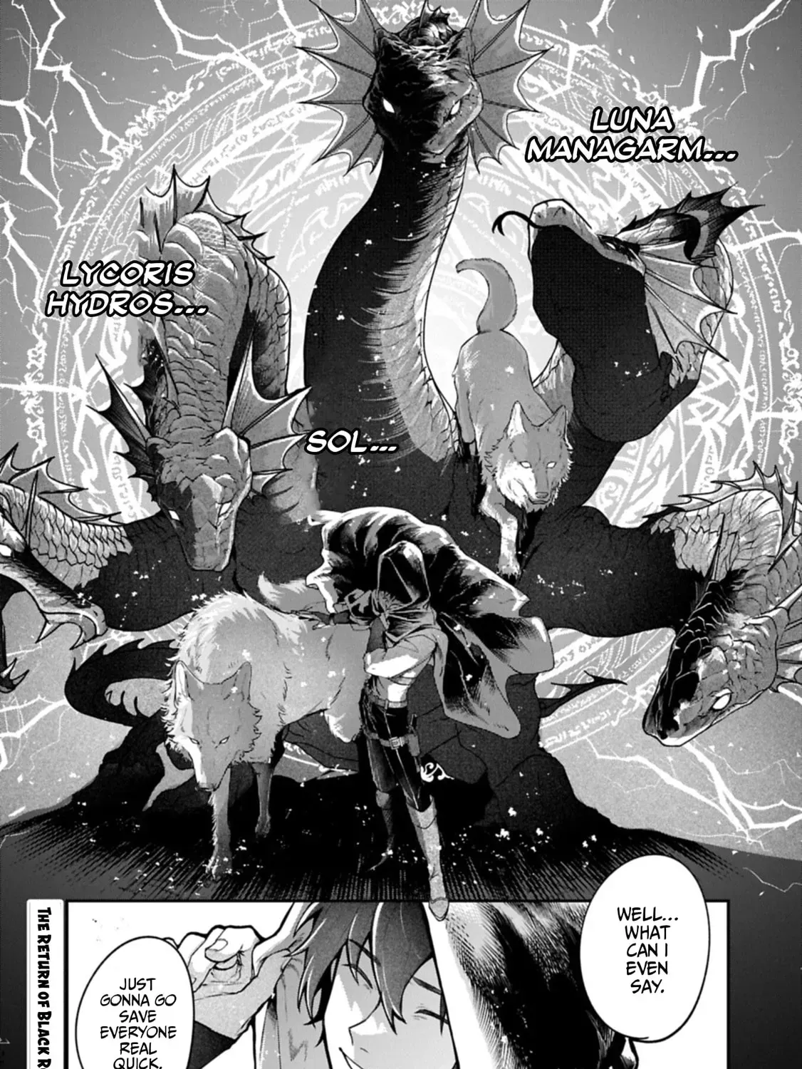 ISEKAI SUMMONER, SHINWA NO KAIBUTSU-TACHI TO GENDAI DE MUSOU SURU: URAGIRARETA MOTO EIYUU WA, AIKASANAME NA NAKAMA TO HEIWA NI KURASHITAI Chapter 5.2 page 40 - 