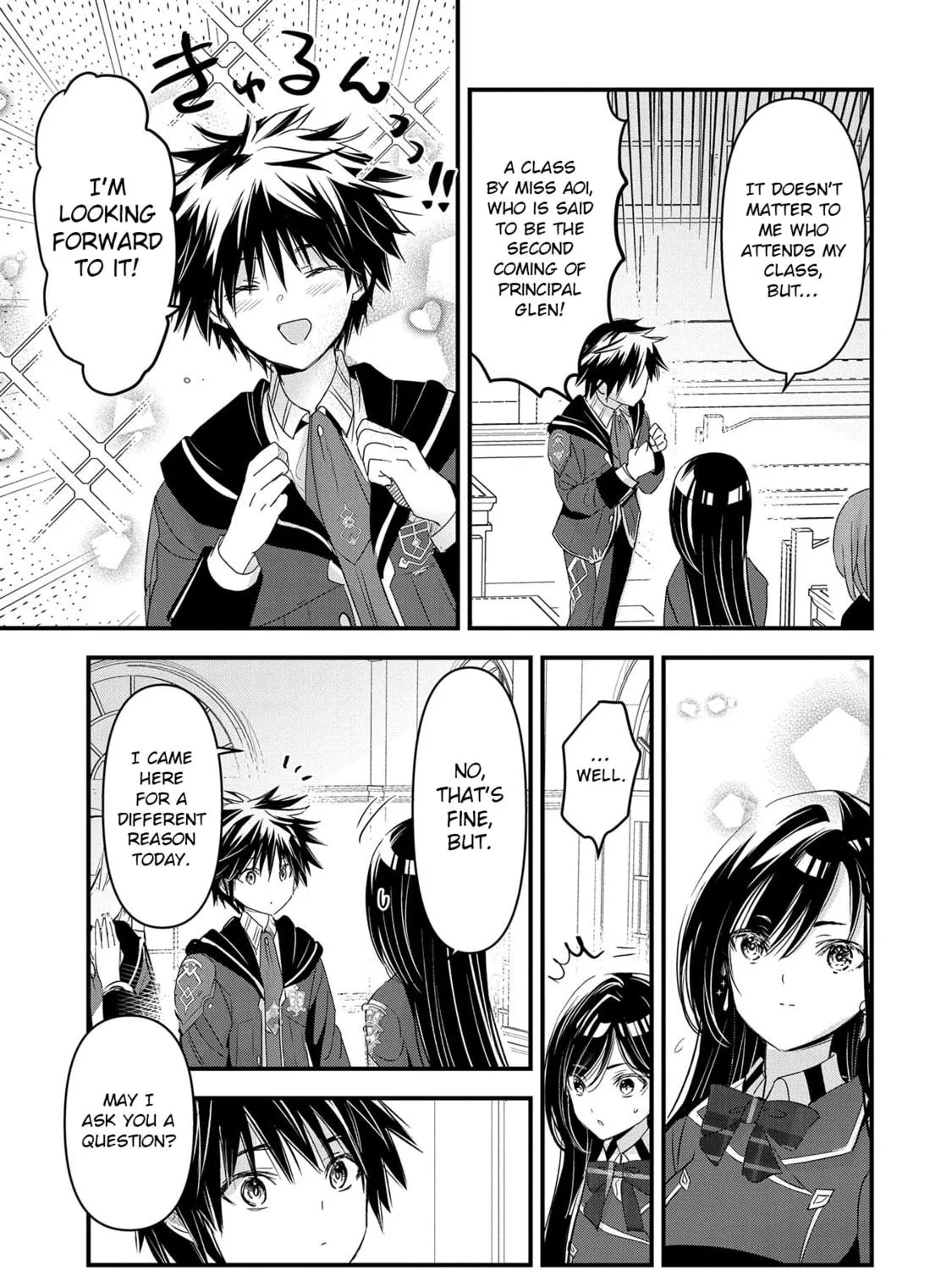 Isekai Teni shite Kyoushi ni natta ga, Majo to Osorerareteiru Ken - Aoi-sensei no Gakuen Funtou Nisshi Chapter 11 page 34 - 