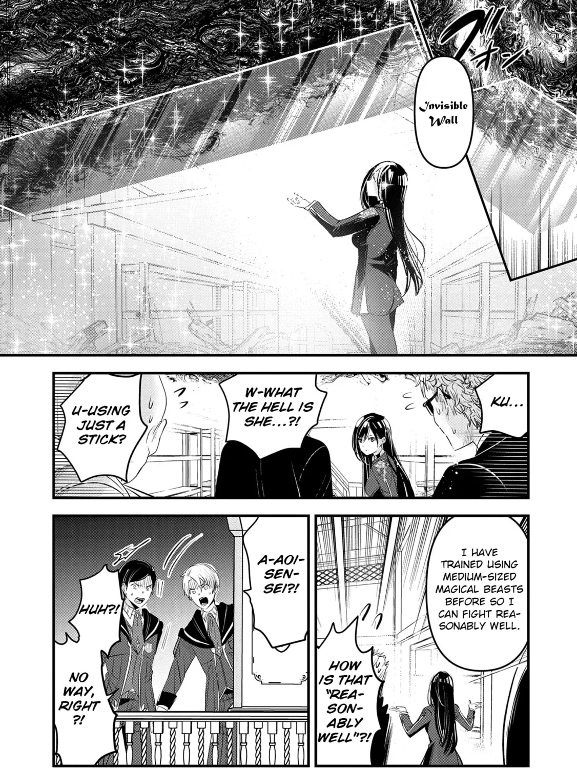 Isekai Teni shite Kyoushi ni natta ga, Majo to Osorerareteiru Ken - Aoi-sensei no Gakuen Funtou Nisshi Chapter 16 page 54 - 