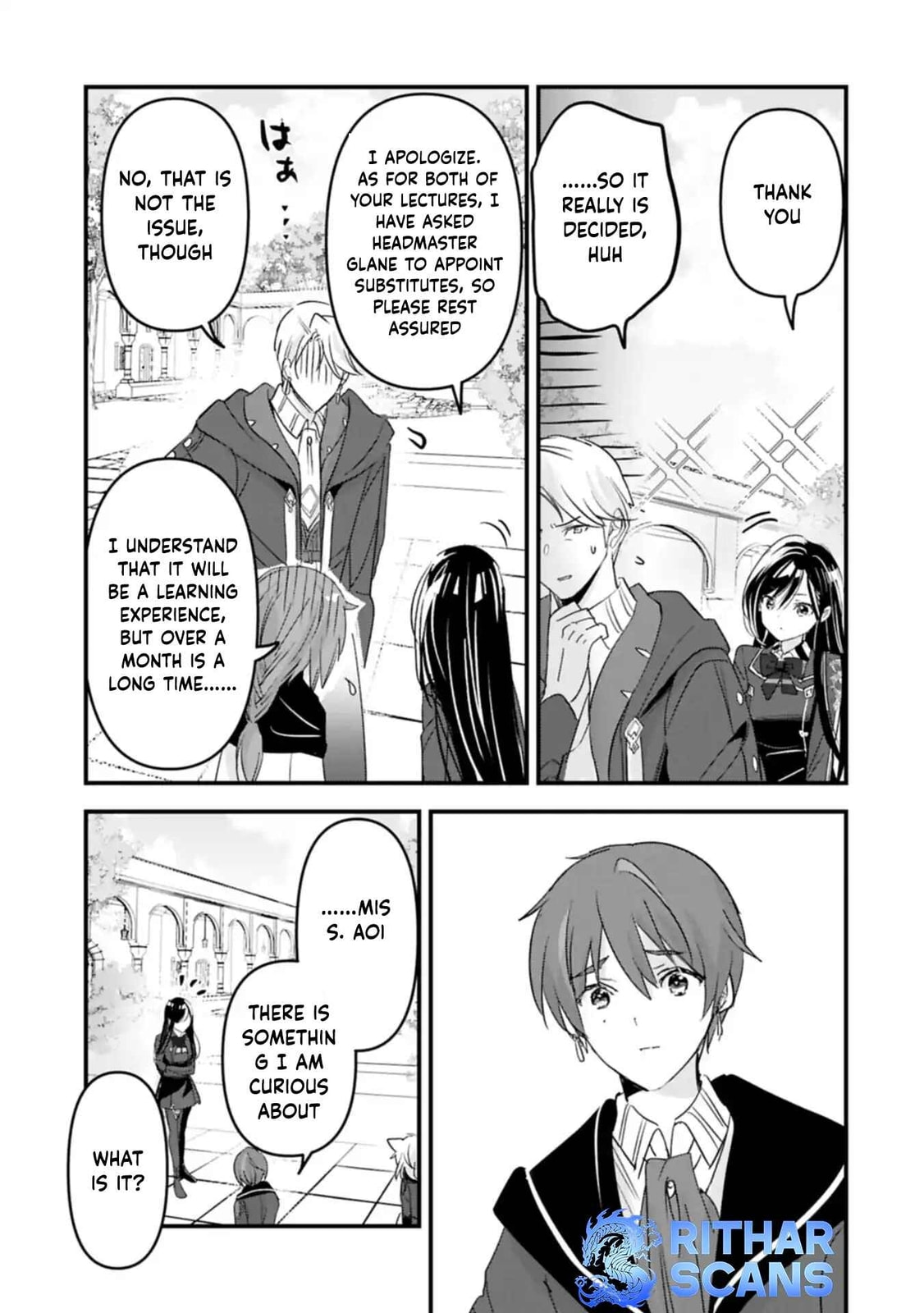 Isekai Teni shite Kyoushi ni natta ga, Majo to Osorerareteiru Ken - Aoi-sensei no Gakuen Funtou Nisshi Chapter 20 page 13 - 