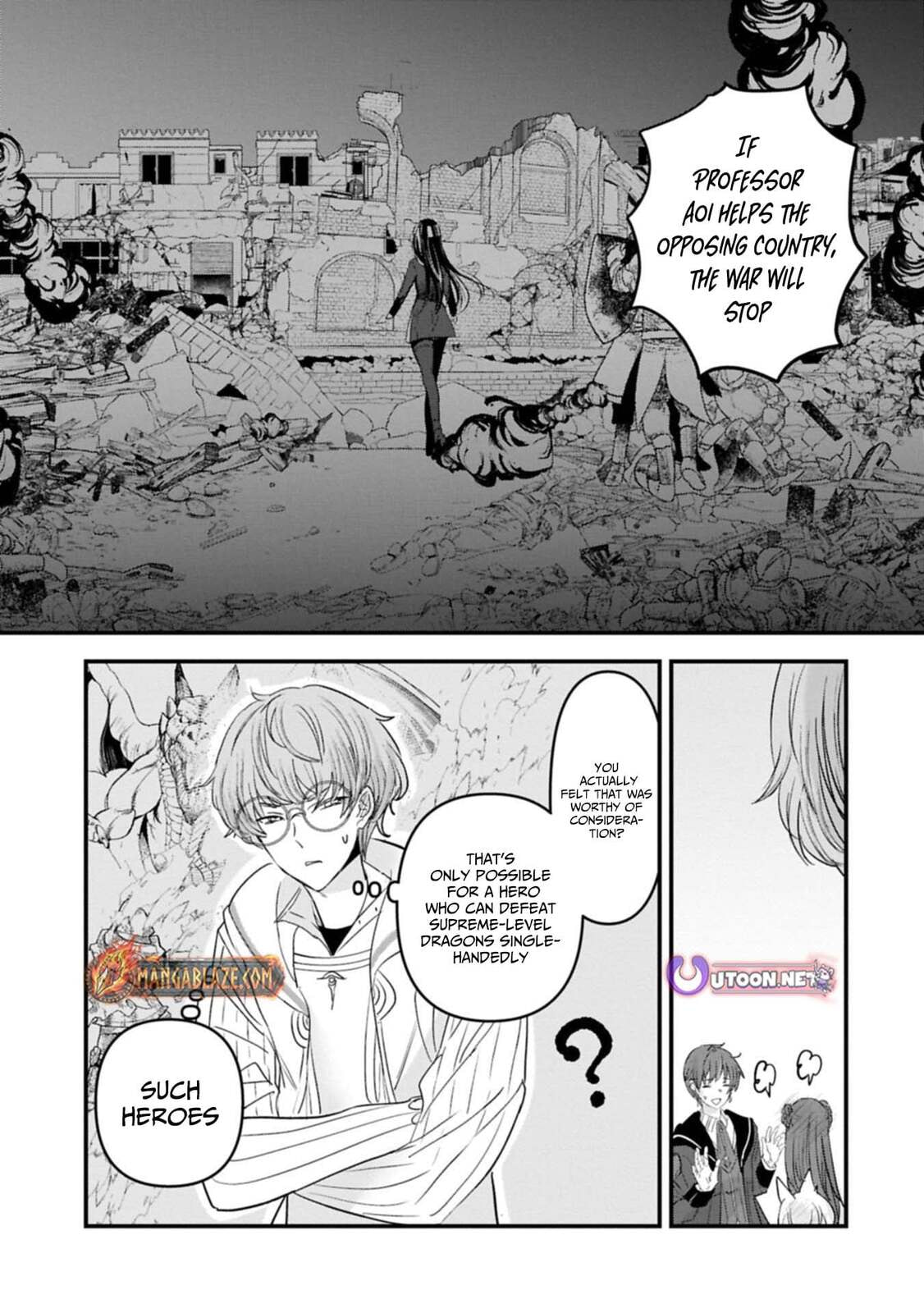 Isekai Teni shite Kyoushi ni natta ga, Majo to Osorerareteiru Ken - Aoi-sensei no Gakuen Funtou Nisshi Chapter 25 page 10 - 