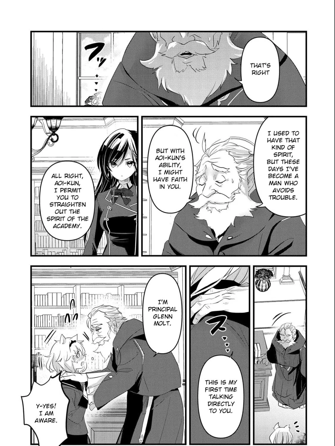 Isekai Teni shite Kyoushi ni natta ga, Majo to Osorerareteiru Ken - Aoi-sensei no Gakuen Funtou Nisshi Chapter 3 page 34 - 