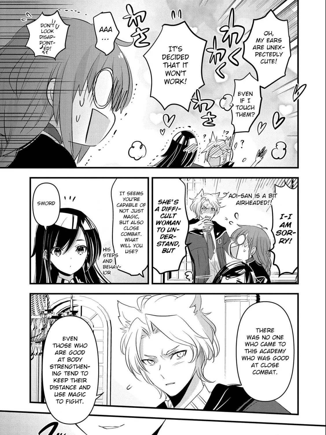 Isekai Teni shite Kyoushi ni natta ga, Majo to Osorerareteiru Ken - Aoi-sensei no Gakuen Funtou Nisshi Chapter 4 page 58 - 
