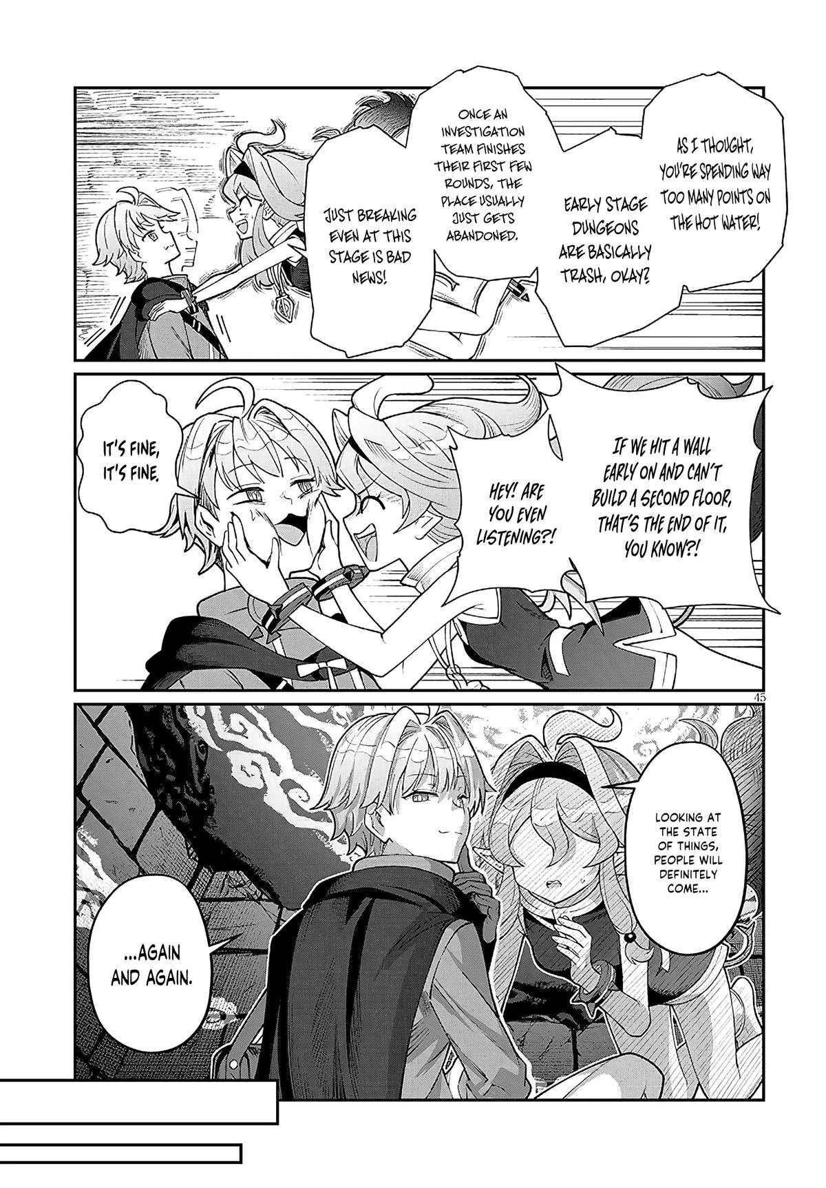 Isekai Tensei Dungeon Master: Onsen Dungeon o Tsukuru Chapter 1 page 45 - 