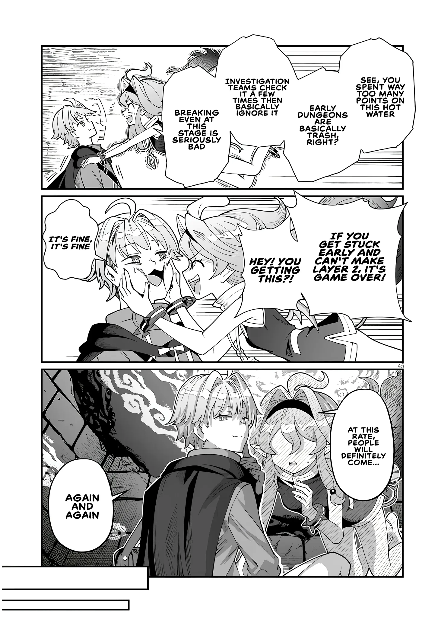 Isekai Tensei Dungeon Master: Onsen Dungeon wo Tsukuru Chapter 1 page 44 - 