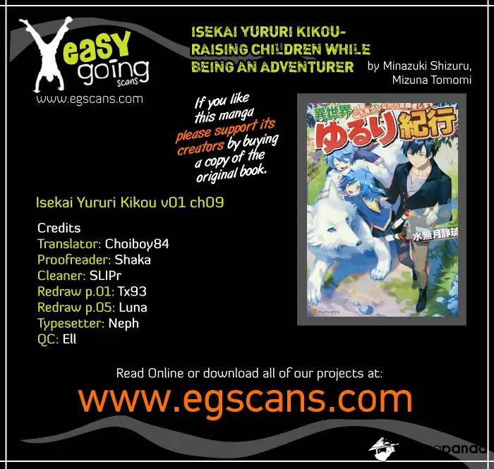 Isekai Yururi Kikou: Kosodateshinagara Boukensha Shimasu Chapter 9 page 1 - 
