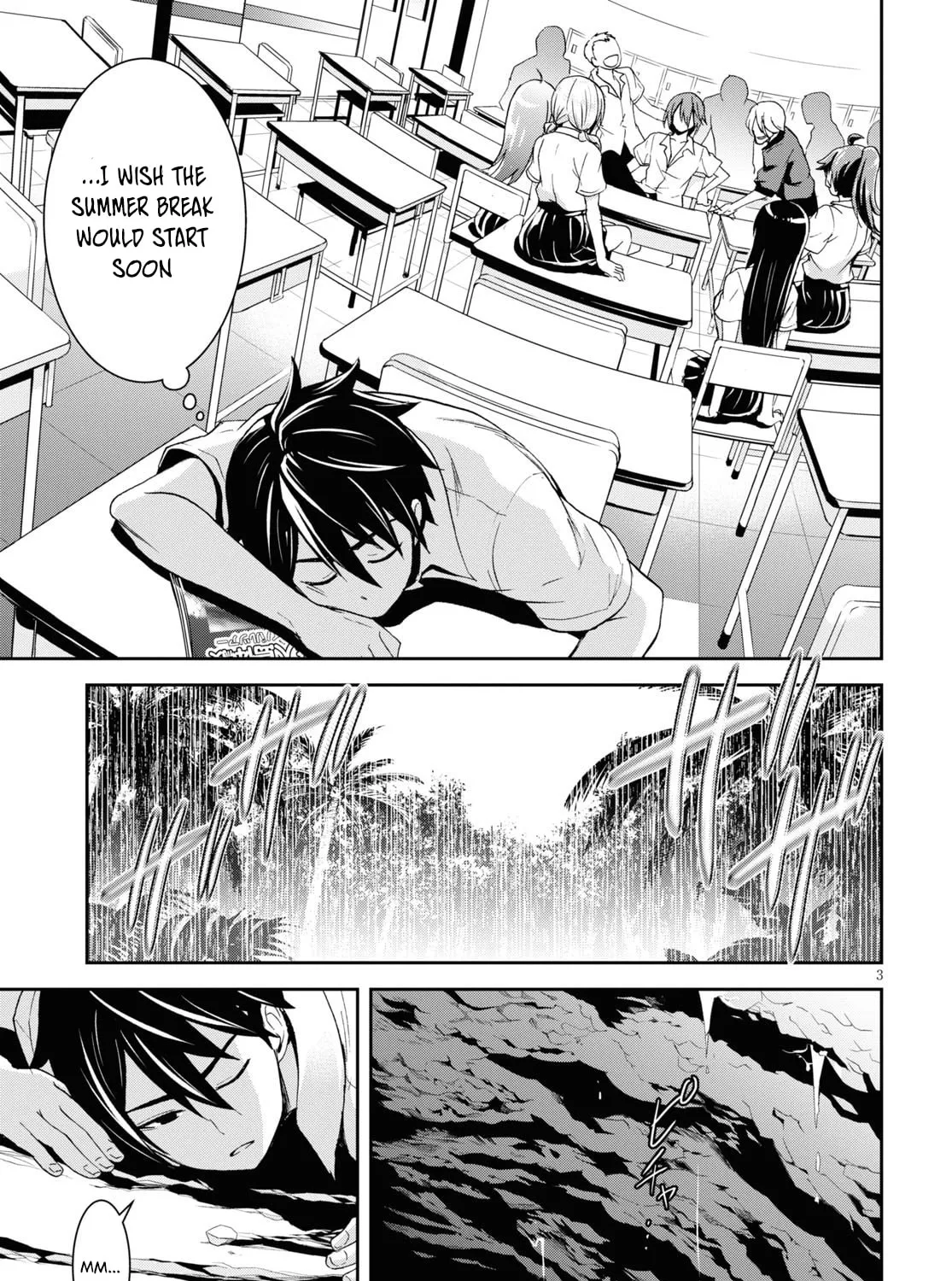 Isekai Yurutto Survival Seikatsu: Gakkou no Minna to Isekai no Mujintou ni Tenishitakedo Ore Dake Rakushou desu Chapter 1 page 13 - 