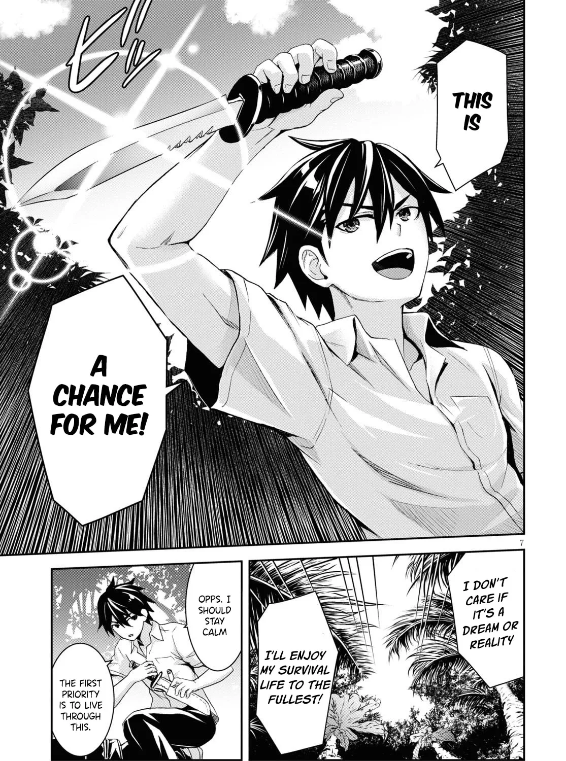 Isekai Yurutto Survival Seikatsu: Gakkou no Minna to Isekai no Mujintou ni Tenishitakedo Ore Dake Rakushou desu Chapter 1 page 21 - 