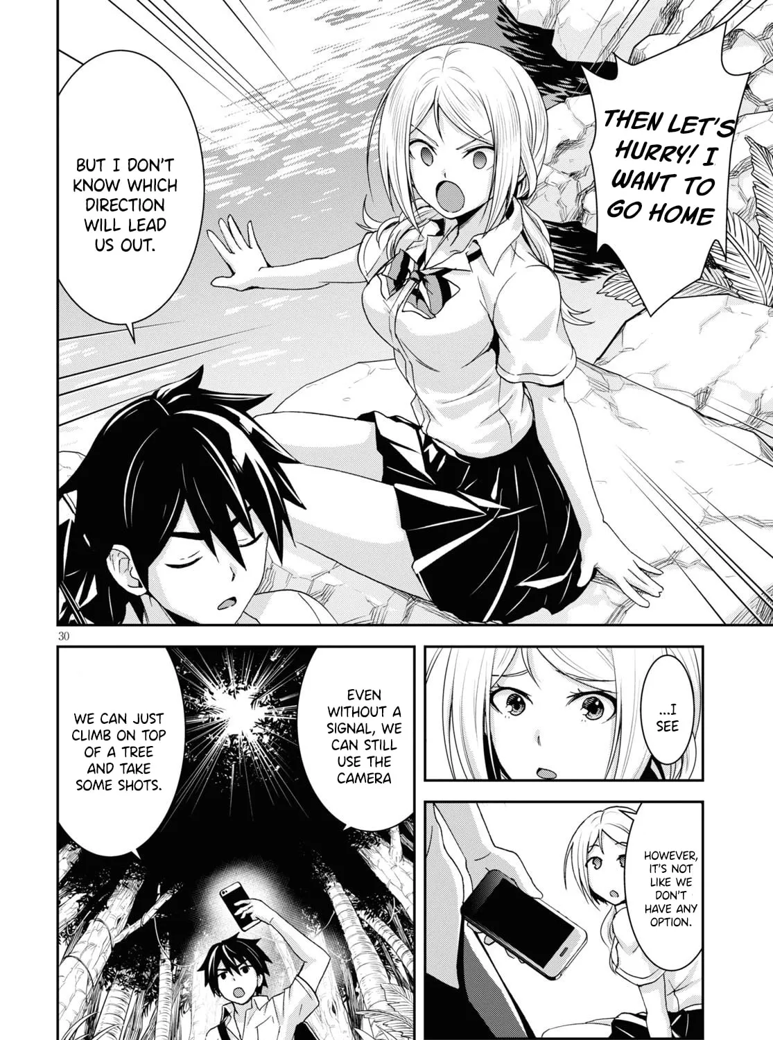 Isekai Yurutto Survival Seikatsu: Gakkou no Minna to Isekai no Mujintou ni Tenishitakedo Ore Dake Rakushou desu Chapter 1 page 67 - 