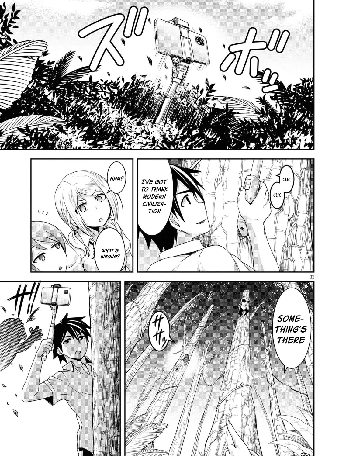 Isekai Yurutto Survival Seikatsu: Gakkou no Minna to Isekai no Mujintou ni Tenishitakedo Ore Dake Rakushou desu Chapter 1 page 73 - 