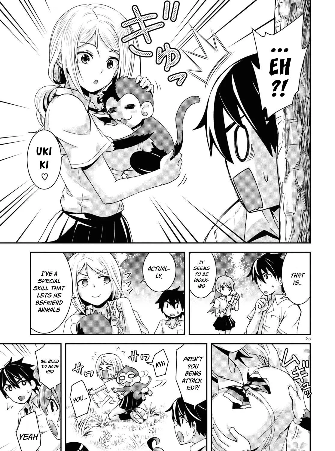 Isekai Yurutto Survival Seikatsu: Gakkou no Minna to Isekai no Mujintou ni Tenishitakedo Ore Dake Rakushou desu Chapter 1 page 77 - 