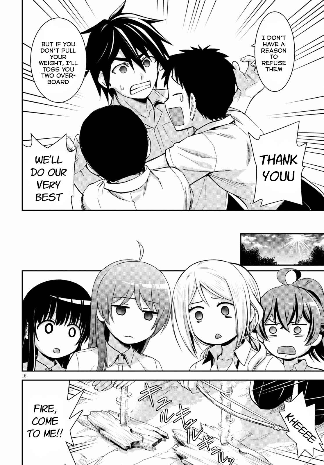 Isekai Yurutto Survival Seikatsu: Gakkou no Minna to Isekai no Mujintou ni Tenishitakedo Ore Dake Rakushou desu Chapter 12 page 16 - 