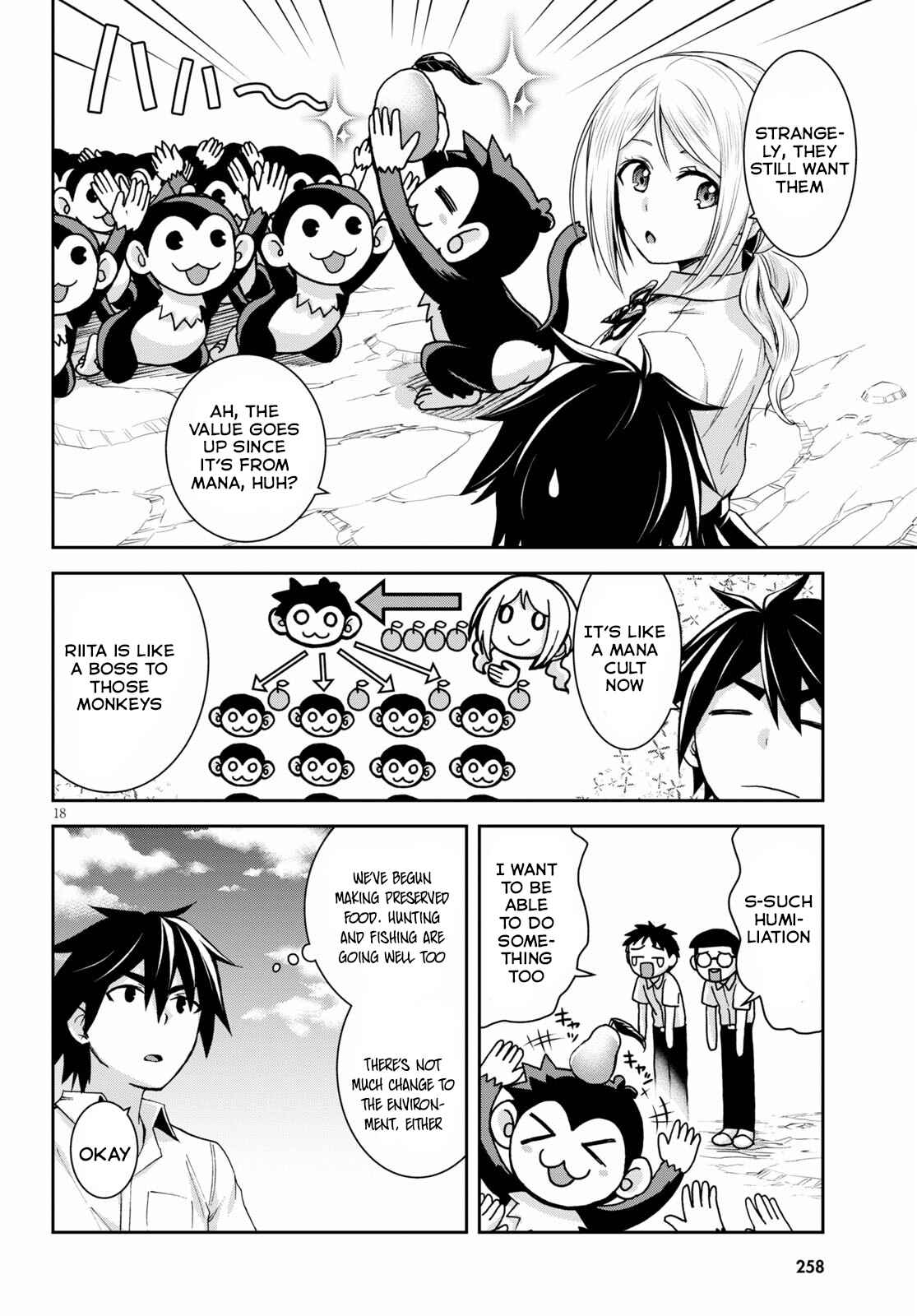 Isekai Yurutto Survival Seikatsu: Gakkou no Minna to Isekai no Mujintou ni Tenishitakedo Ore Dake Rakushou desu Chapter 12 page 18 - 