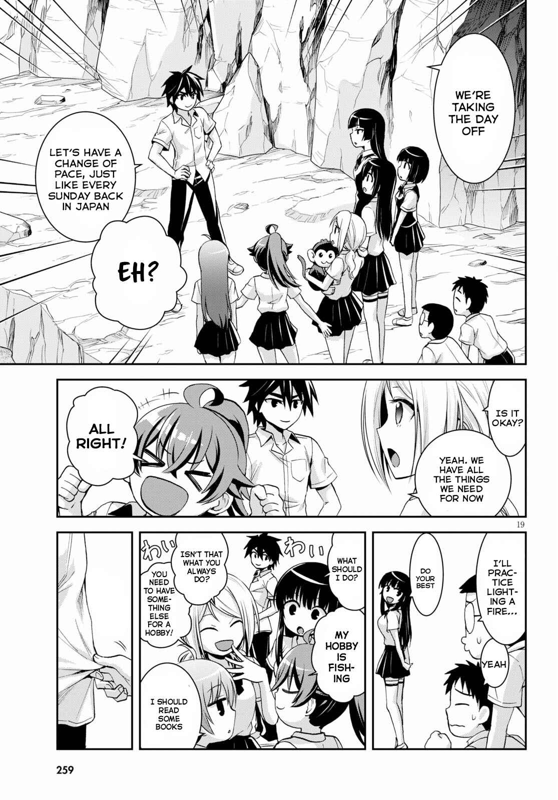 Isekai Yurutto Survival Seikatsu: Gakkou no Minna to Isekai no Mujintou ni Tenishitakedo Ore Dake Rakushou desu Chapter 12 page 19 - 