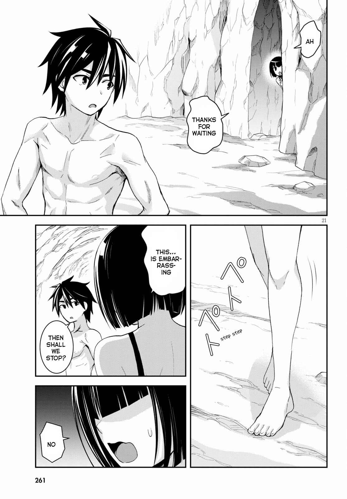Isekai Yurutto Survival Seikatsu: Gakkou no Minna to Isekai no Mujintou ni Tenishitakedo Ore Dake Rakushou desu Chapter 12 page 21 - 