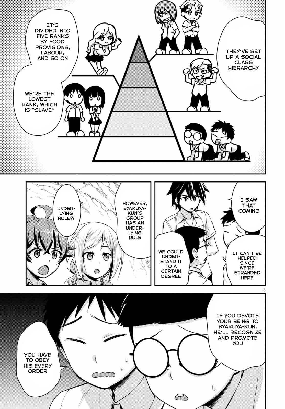 Isekai Yurutto Survival Seikatsu: Gakkou no Minna to Isekai no Mujintou ni Tenishitakedo Ore Dake Rakushou desu Chapter 12 page 4 - 