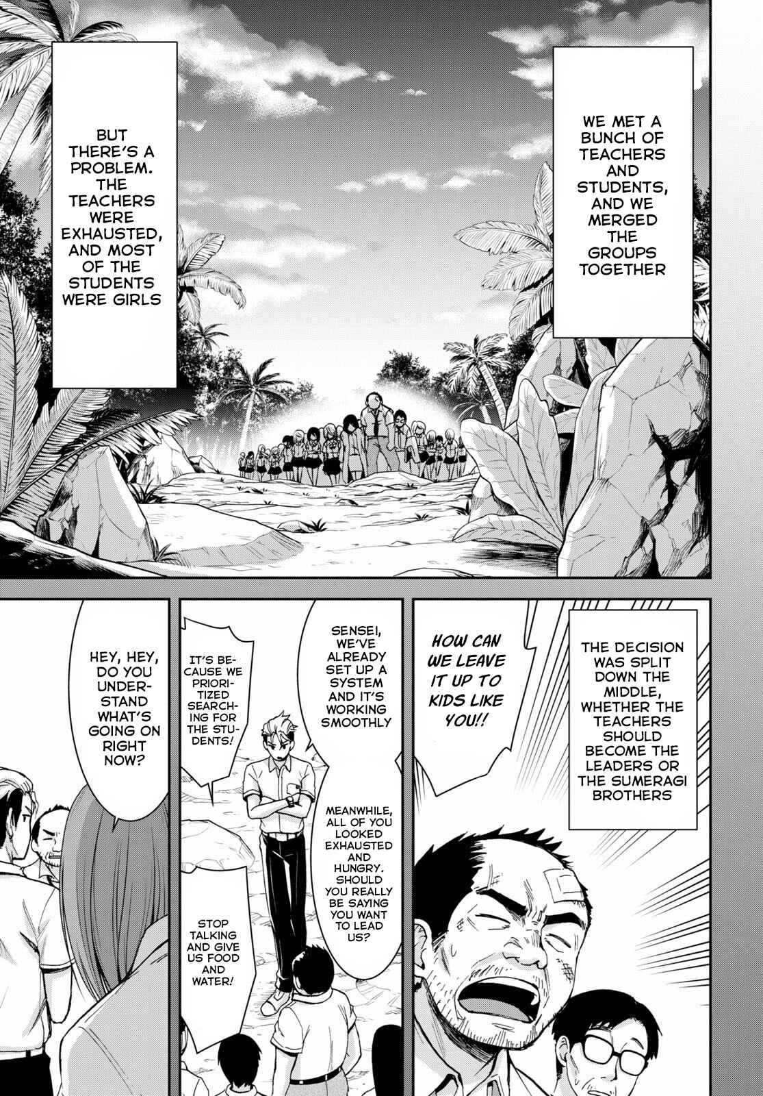 Isekai Yurutto Survival Seikatsu: Gakkou no Minna to Isekai no Mujintou ni Tenishitakedo Ore Dake Rakushou desu Chapter 12 page 6 - 