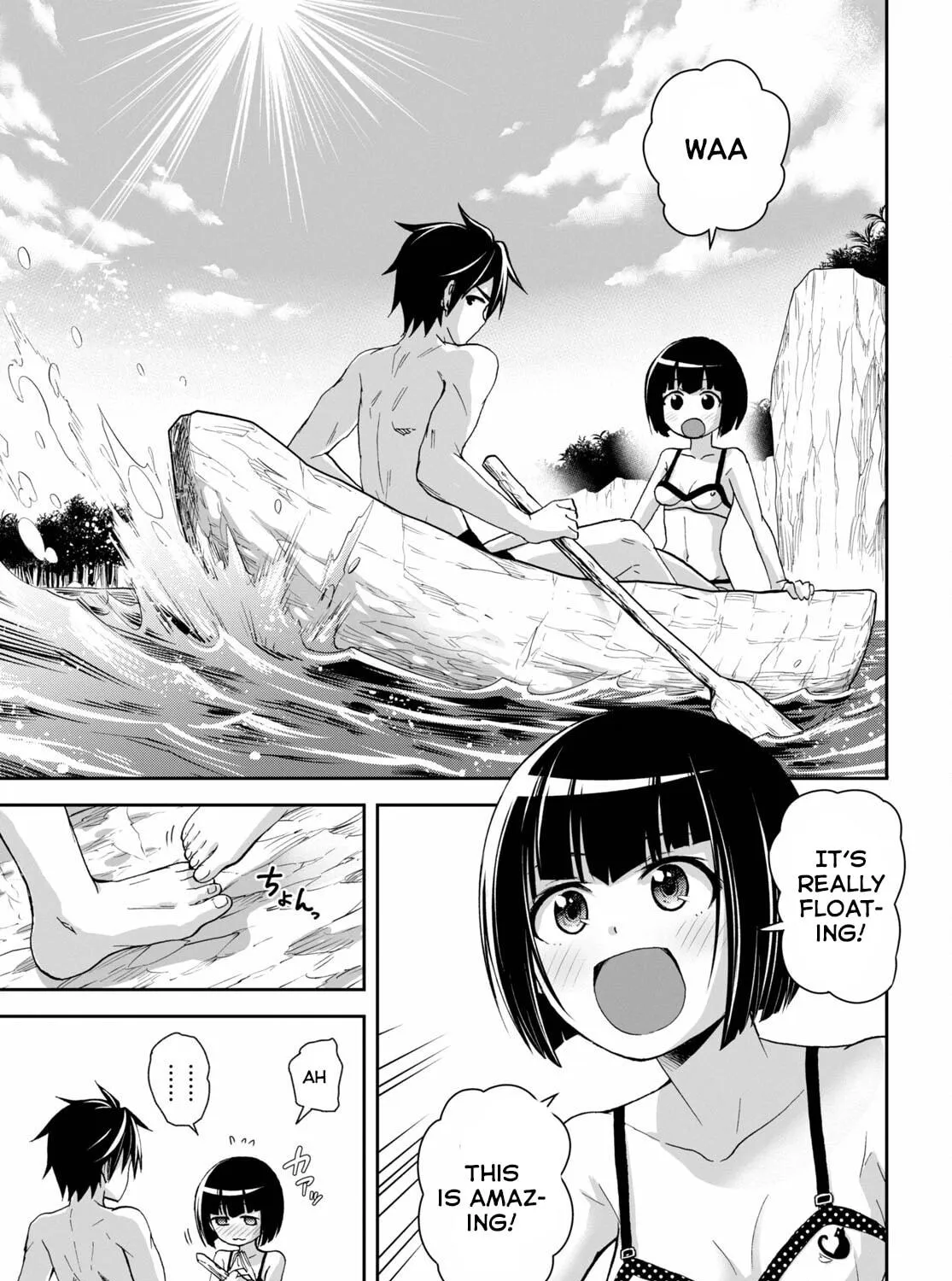 Isekai Yurutto Survival Seikatsu: Gakkou no Minna to Isekai no Mujintou ni Tenishitakedo Ore Dake Rakushou desu Chapter 13 page 10 - 