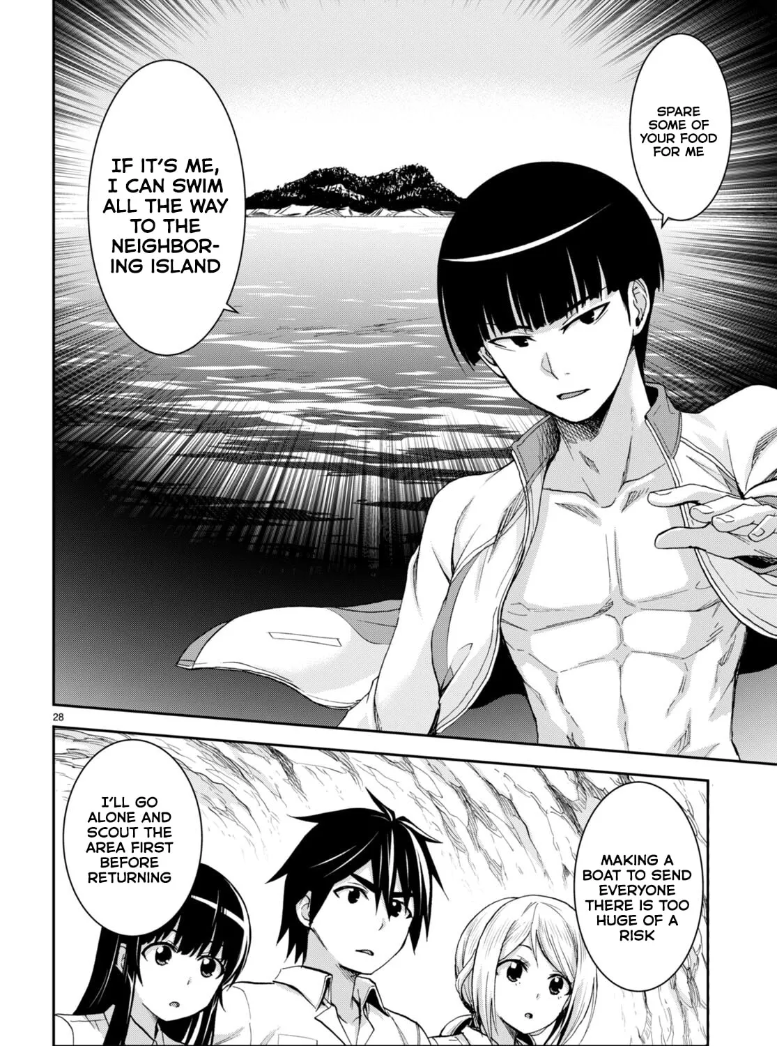 Isekai Yurutto Survival Seikatsu: Gakkou no Minna to Isekai no Mujintou ni Tenishitakedo Ore Dake Rakushou desu Chapter 16 page 56 - 