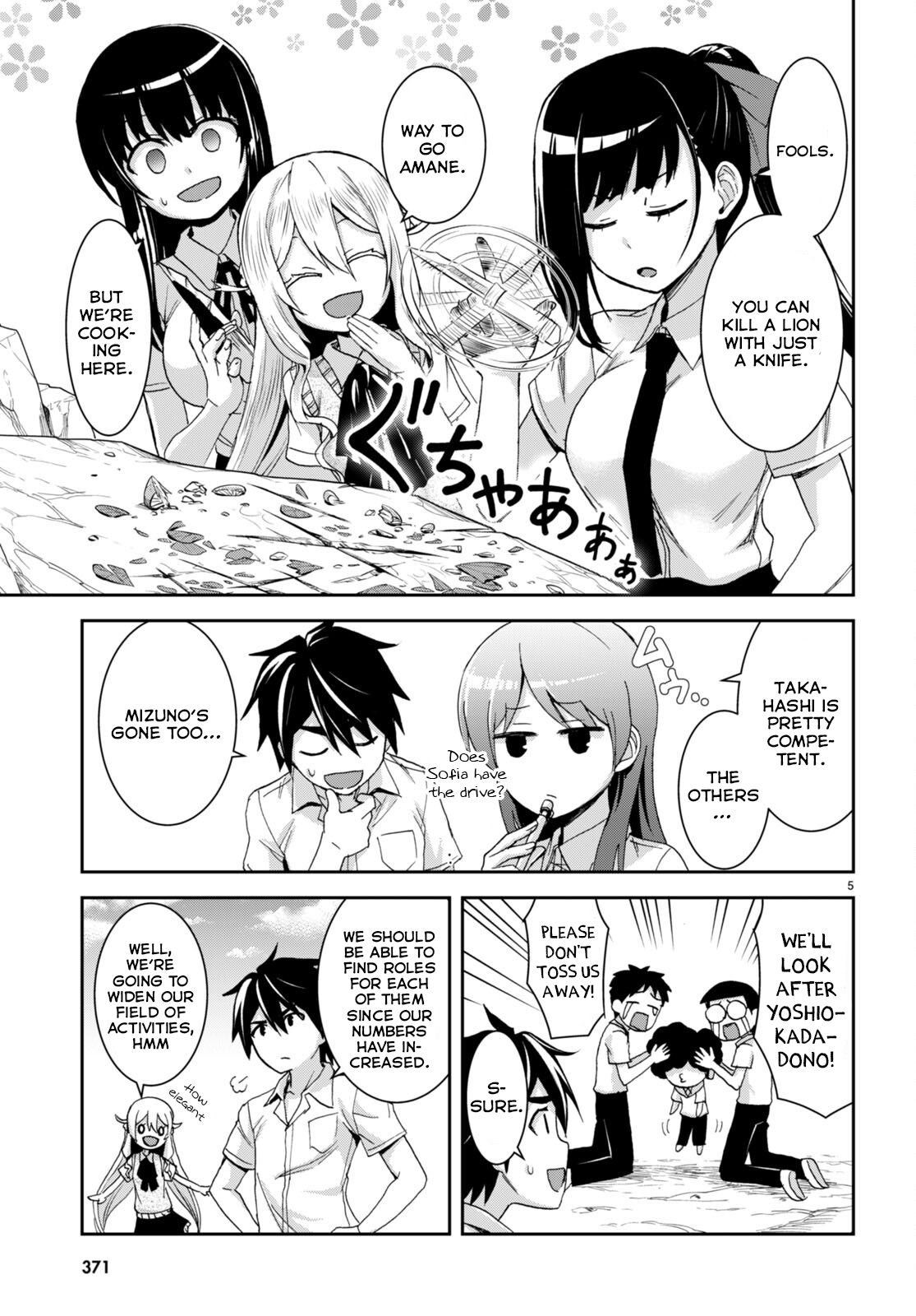 Isekai Yurutto Survival Seikatsu: Gakkou no Minna to Isekai no Mujintou ni Tenishitakedo Ore Dake Rakushou desu Chapter 17 page 6 - 