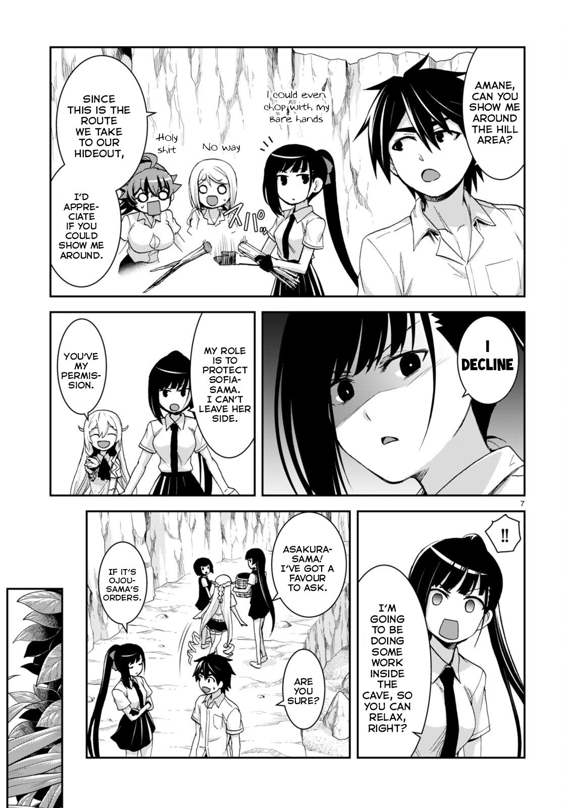 Isekai Yurutto Survival Seikatsu: Gakkou no Minna to Isekai no Mujintou ni Tenishitakedo Ore Dake Rakushou desu Chapter 17 page 8 - 