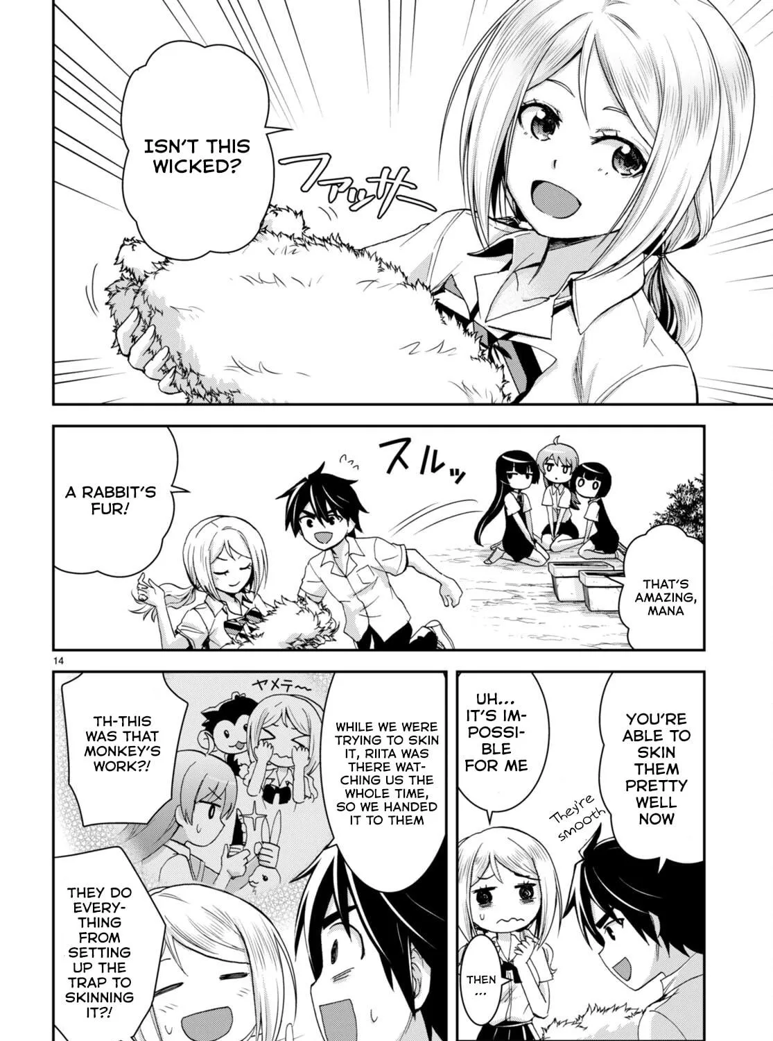 Isekai Yurutto Survival Seikatsu: Gakkou no Minna to Isekai no Mujintou ni Tenishitakedo Ore Dake Rakushou desu Chapter 18 page 28 - 