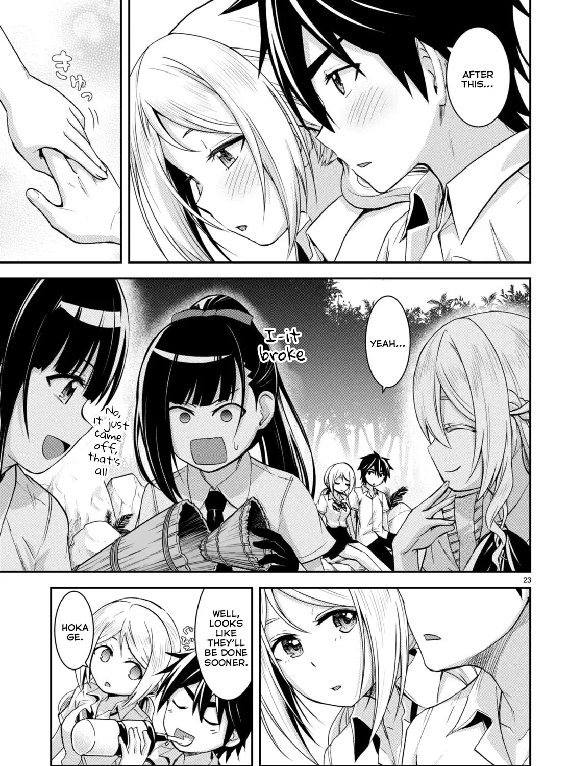Isekai Yurutto Survival Seikatsu: Gakkou no Minna to Isekai no Mujintou ni Tenishitakedo Ore Dake Rakushou desu Chapter 19 page 50 - 