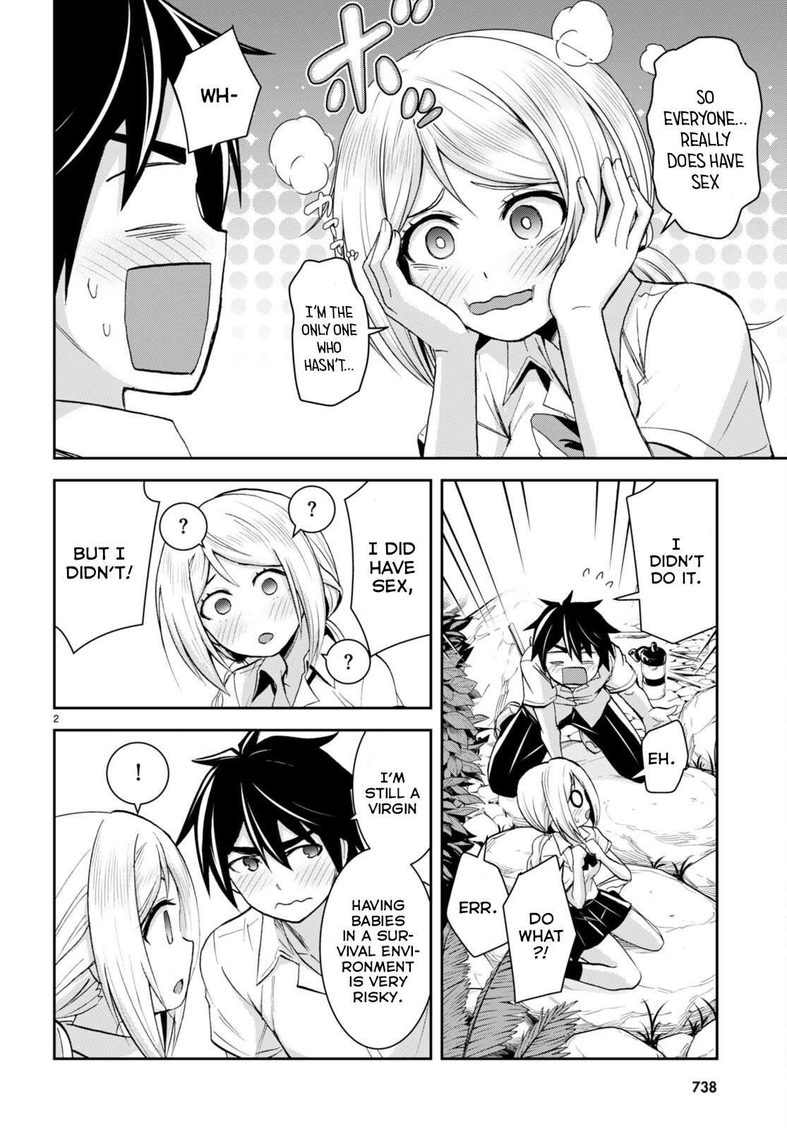 Isekai Yurutto Survival Seikatsu: Gakkou no Minna to Isekai no Mujintou ni Tenishitakedo Ore Dake Rakushou desu Chapter 20 page 3 - 