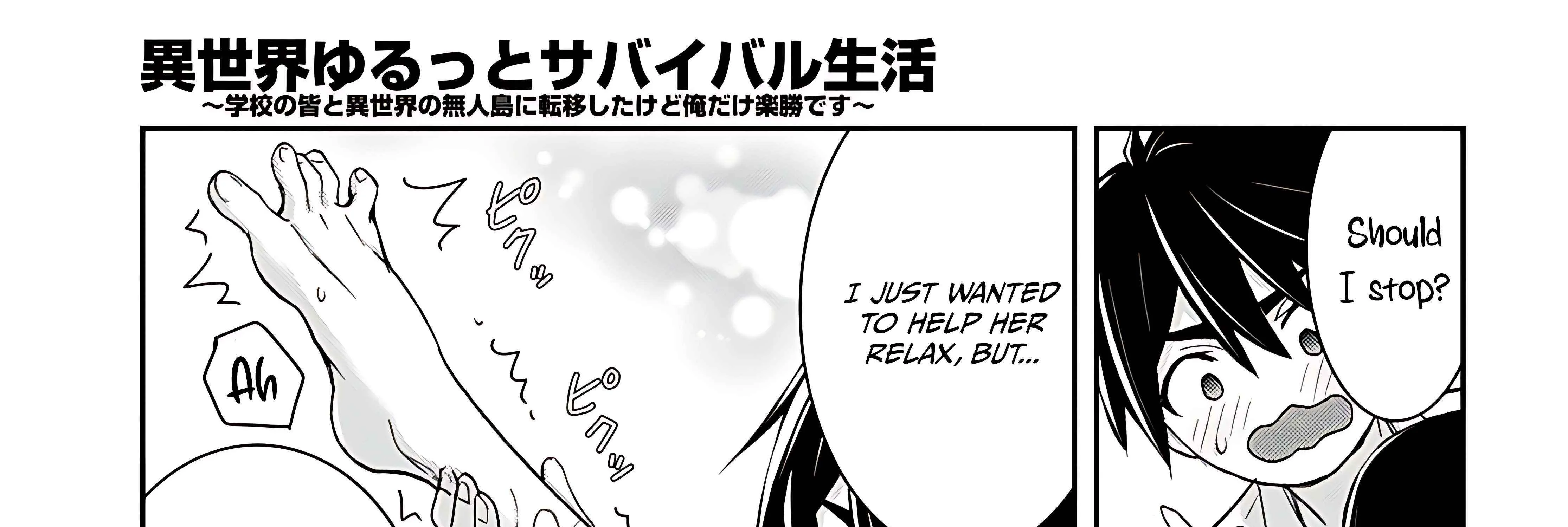 Isekai Yurutto Survival Seikatsu: Gakkou no Minna to Isekai no Mujintou ni Tenishitakedo Ore Dake Rakushou desu Chapter 32 page 106 - 