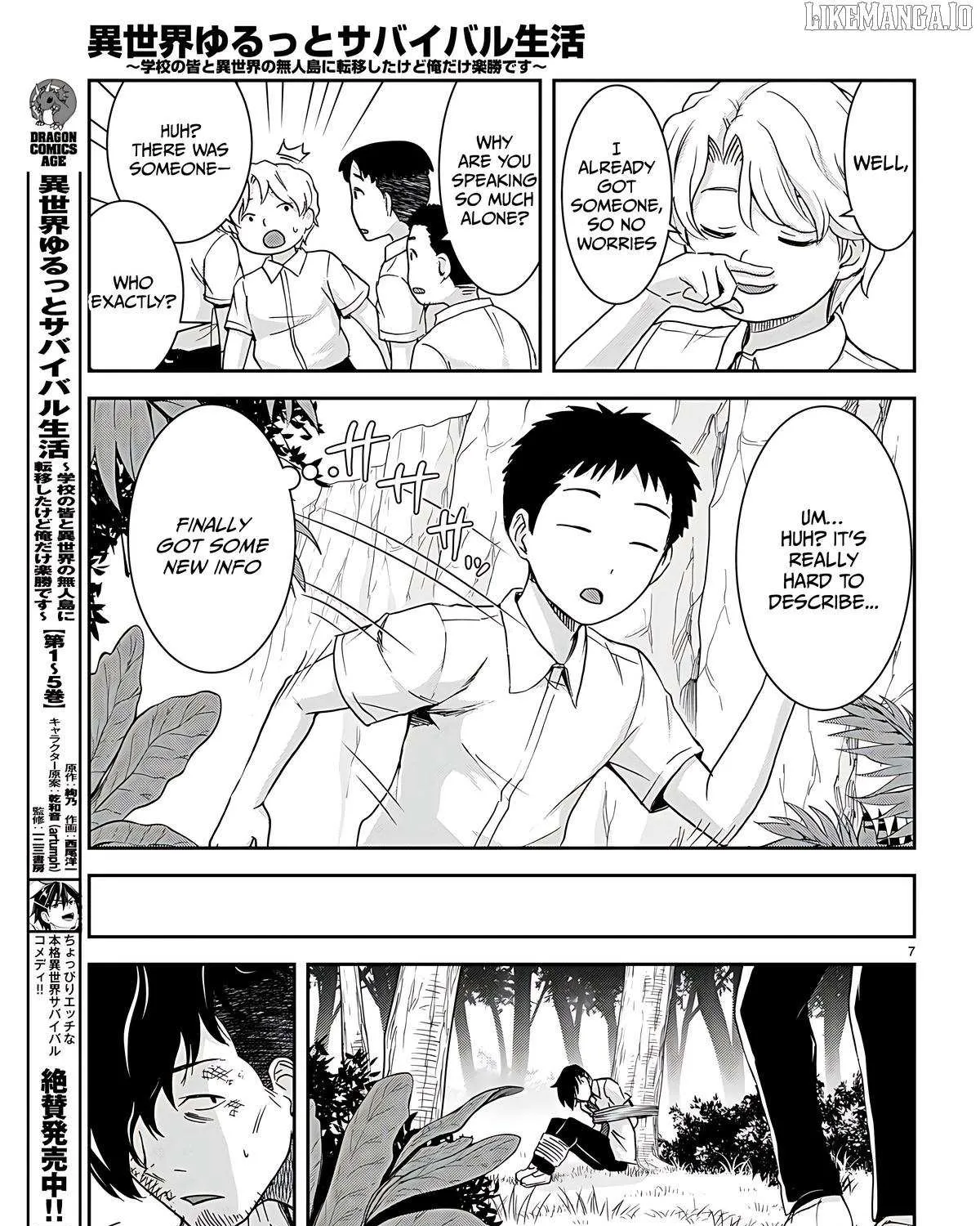 Isekai Yurutto Survival Seikatsu: Gakkou no Minna to Isekai no Mujintou ni Tenishitakedo Ore Dake Rakushou desu Chapter 33 page 15 - 