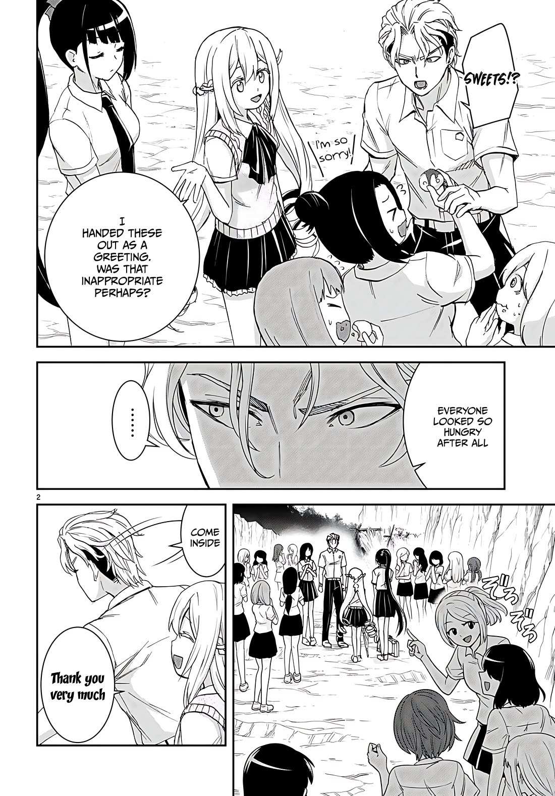 Isekai Yurutto Survival Seikatsu: Gakkou no Minna to Isekai no Mujintou ni Tenishitakedo Ore Dake Rakushou desu Chapter 34 page 2 - 
