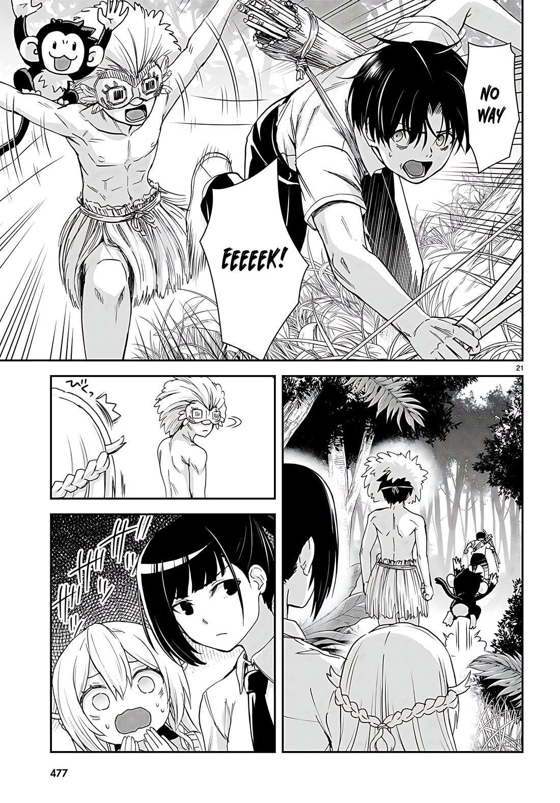 Isekai Yurutto Survival Seikatsu: Gakkou no Minna to Isekai no Mujintou ni Tenishitakedo Ore Dake Rakushou desu Chapter 34 page 21 - 