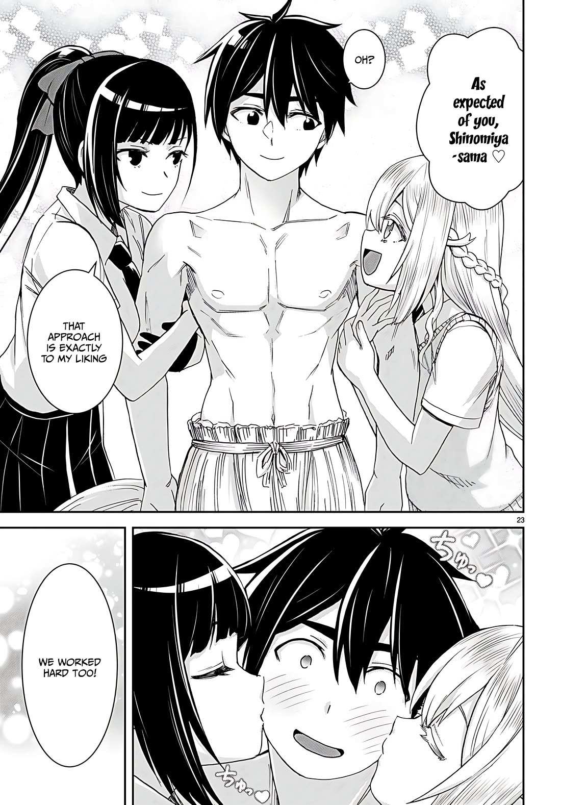 Isekai Yurutto Survival Seikatsu: Gakkou no Minna to Isekai no Mujintou ni Tenishitakedo Ore Dake Rakushou desu Chapter 34 page 23 - 