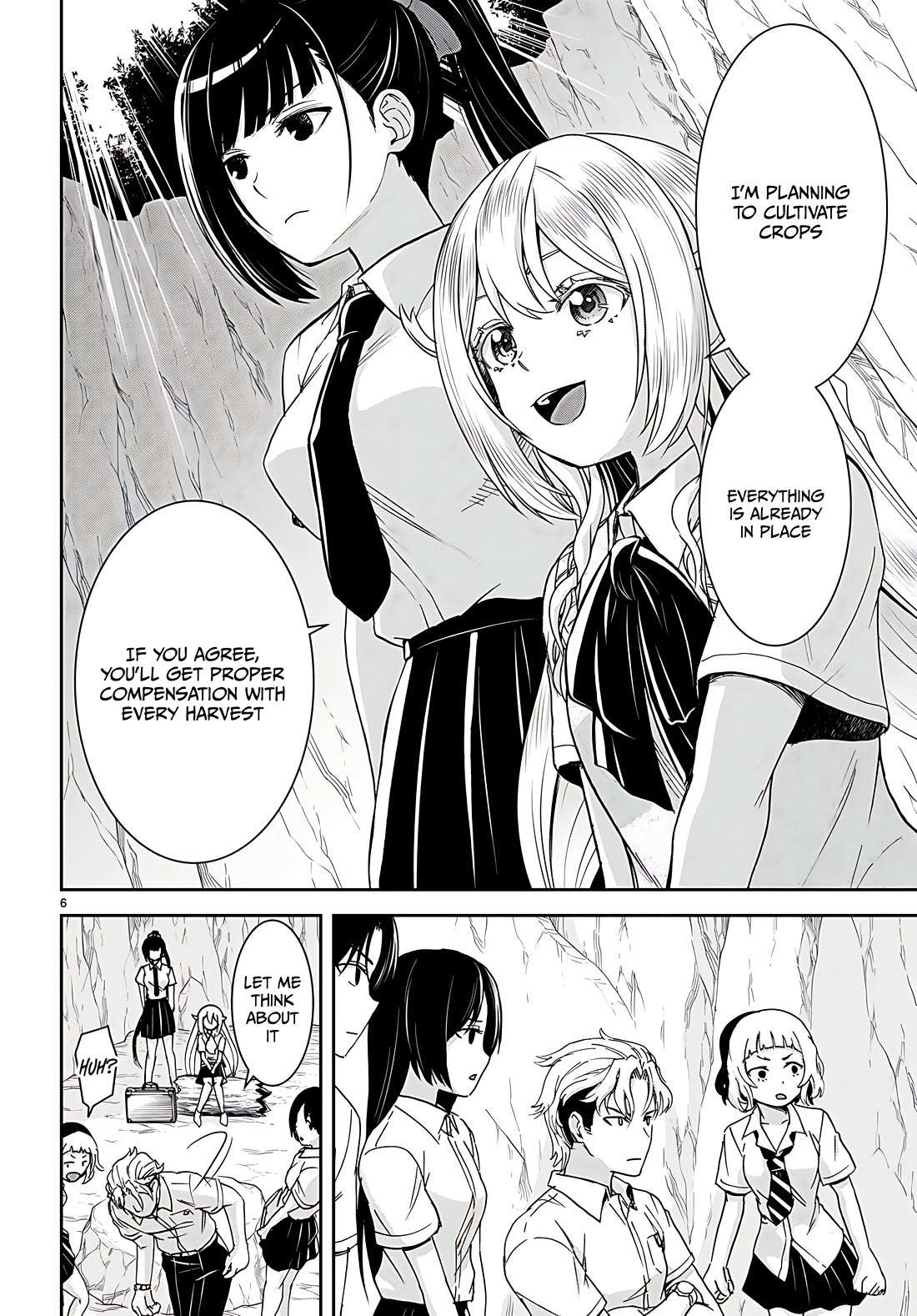 Isekai Yurutto Survival Seikatsu: Gakkou no Minna to Isekai no Mujintou ni Tenishitakedo Ore Dake Rakushou desu Chapter 34 page 6 - 