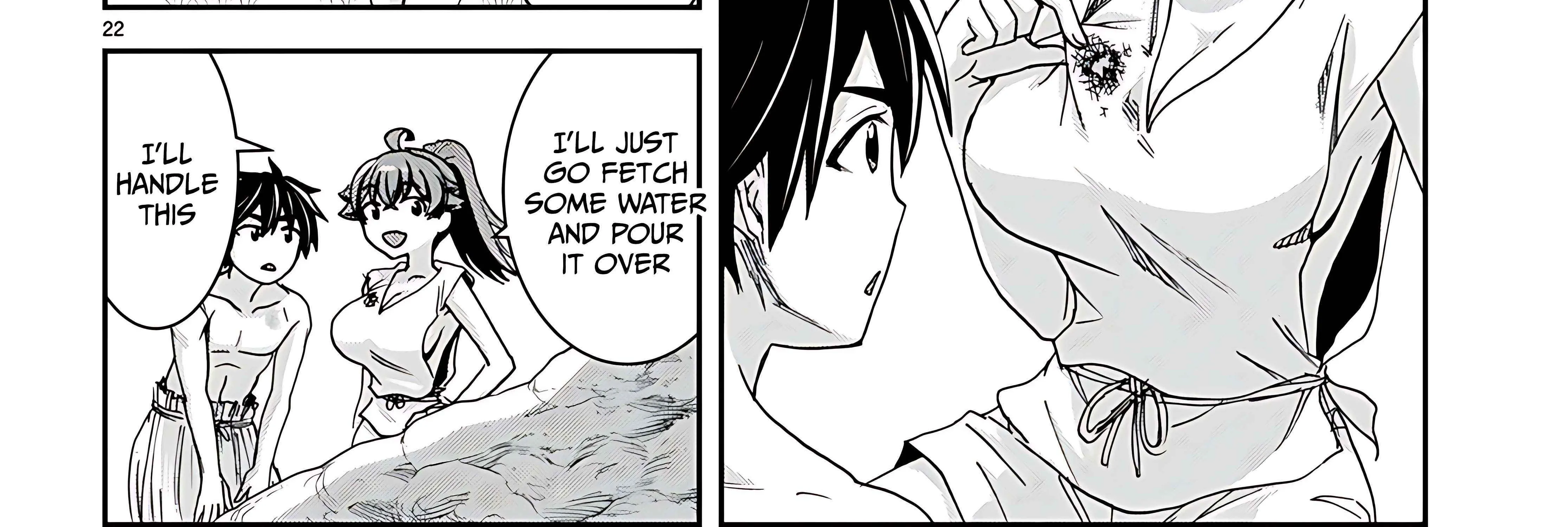 Isekai Yurutto Survival Seikatsu: Gakkou no Minna to Isekai no Mujintou ni Tenishitakedo Ore Dake Rakushou desu Chapter 35 page 112 - 