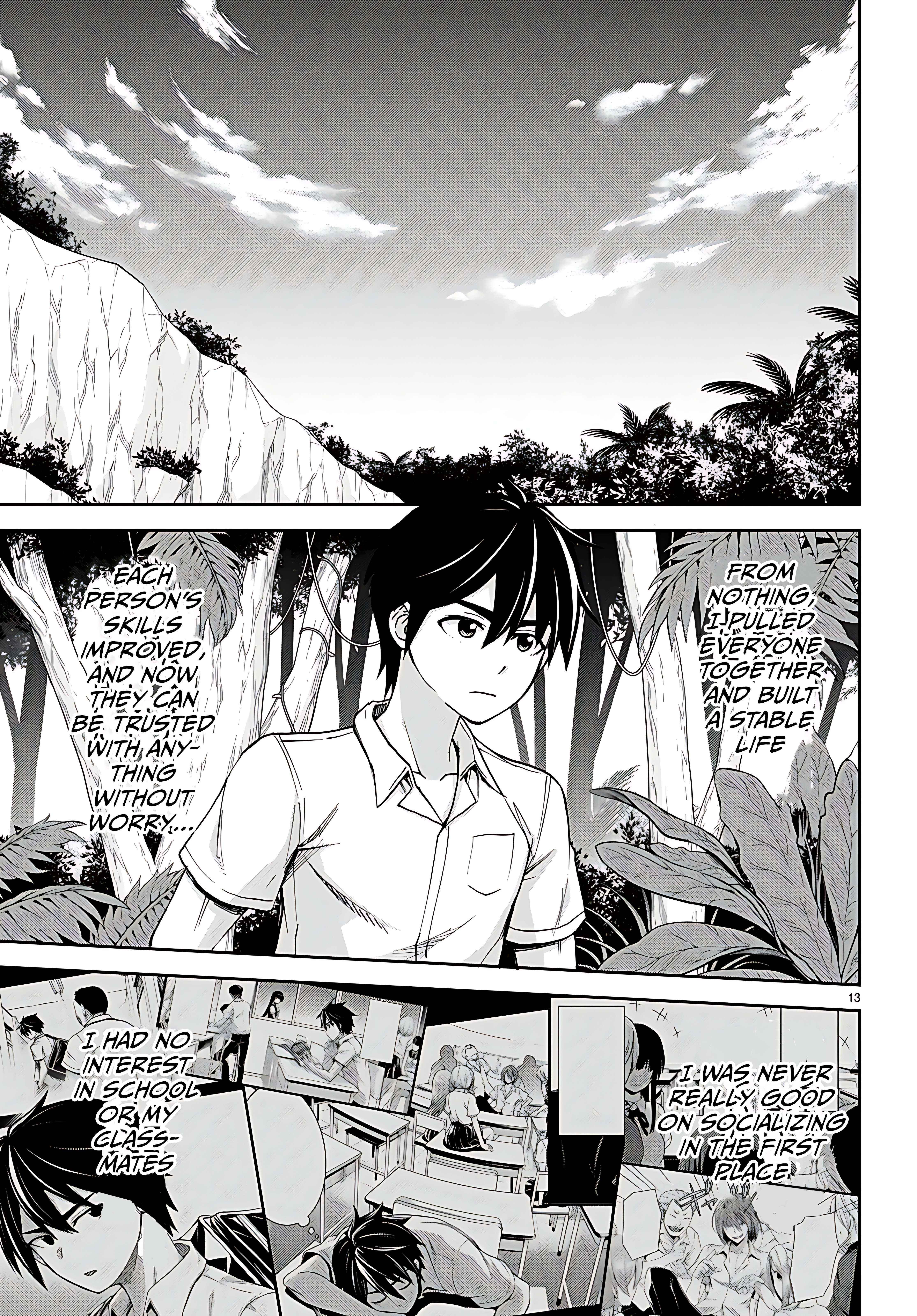 Isekai Yurutto Survival Seikatsu: Gakkou no Minna to Isekai no Mujintou ni Tenishitakedo Ore Dake Rakushou desu Chapter 36 page 18 - 