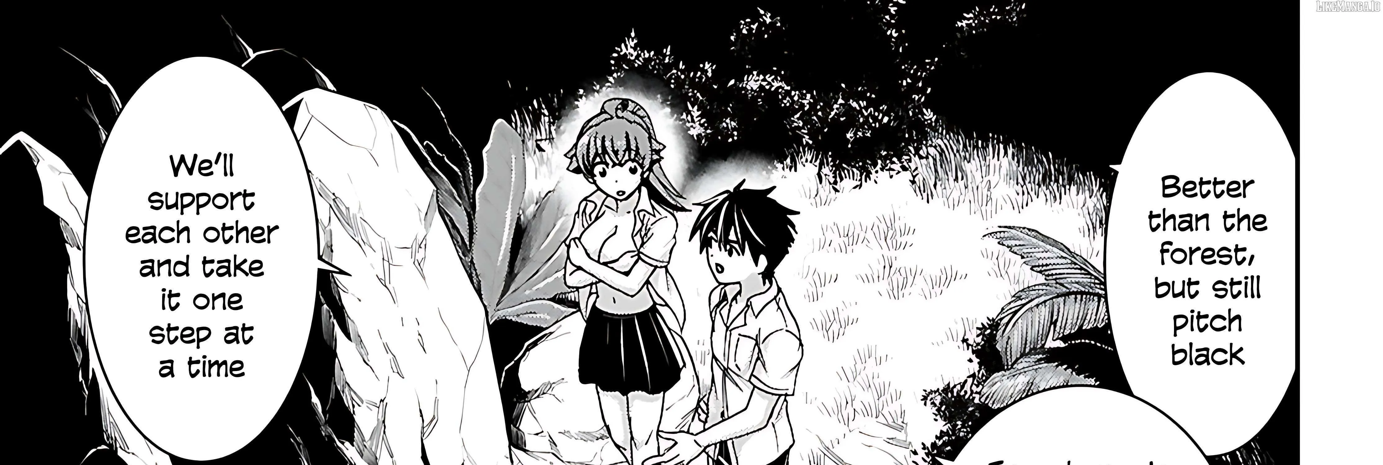 Isekai Yurutto Survival Seikatsu: Gakkou no Minna to Isekai no Mujintou ni Tenishitakedo Ore Dake Rakushou desu Chapter 39 page 111 - 
