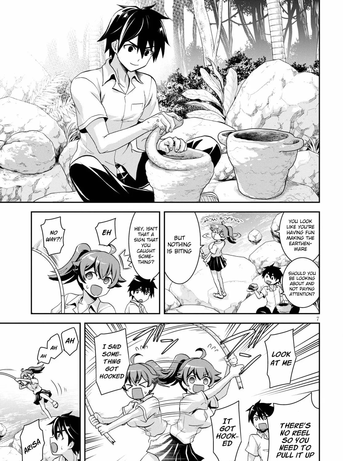 Isekai Yurutto Survival Seikatsu: Gakkou no Minna to Isekai no Mujintou ni Tenishitakedo Ore Dake Rakushou desu Chapter 4 page 15 - 