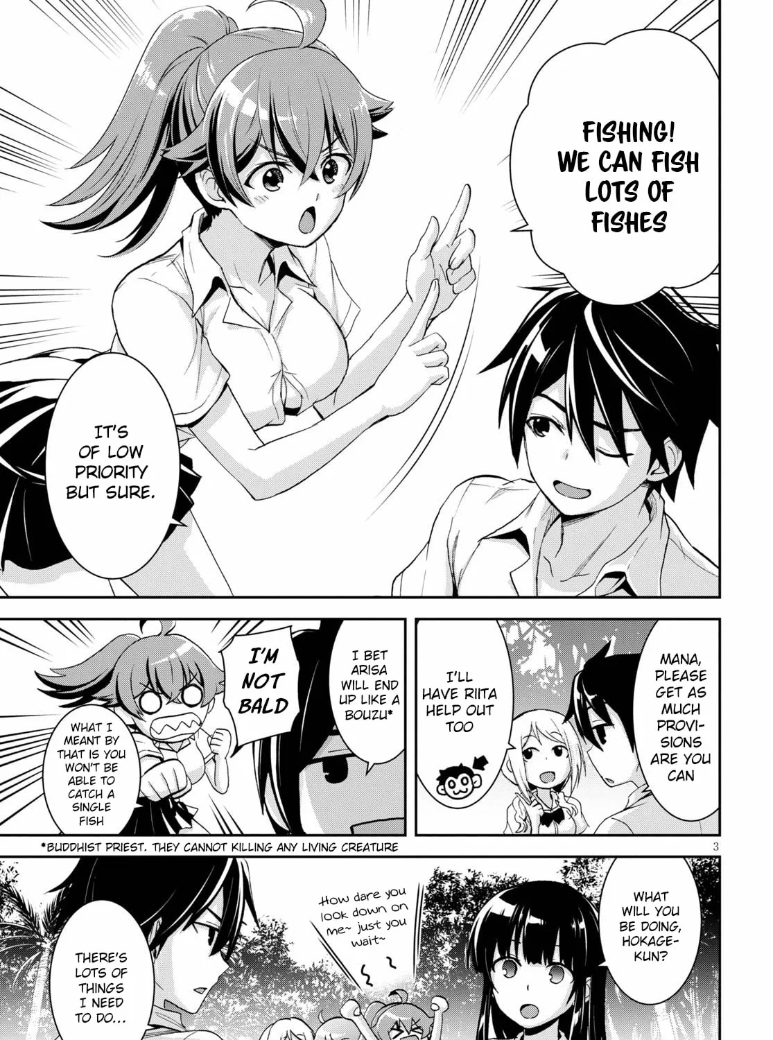 Isekai Yurutto Survival Seikatsu: Gakkou no Minna to Isekai no Mujintou ni Tenishitakedo Ore Dake Rakushou desu Chapter 4 page 7 - 