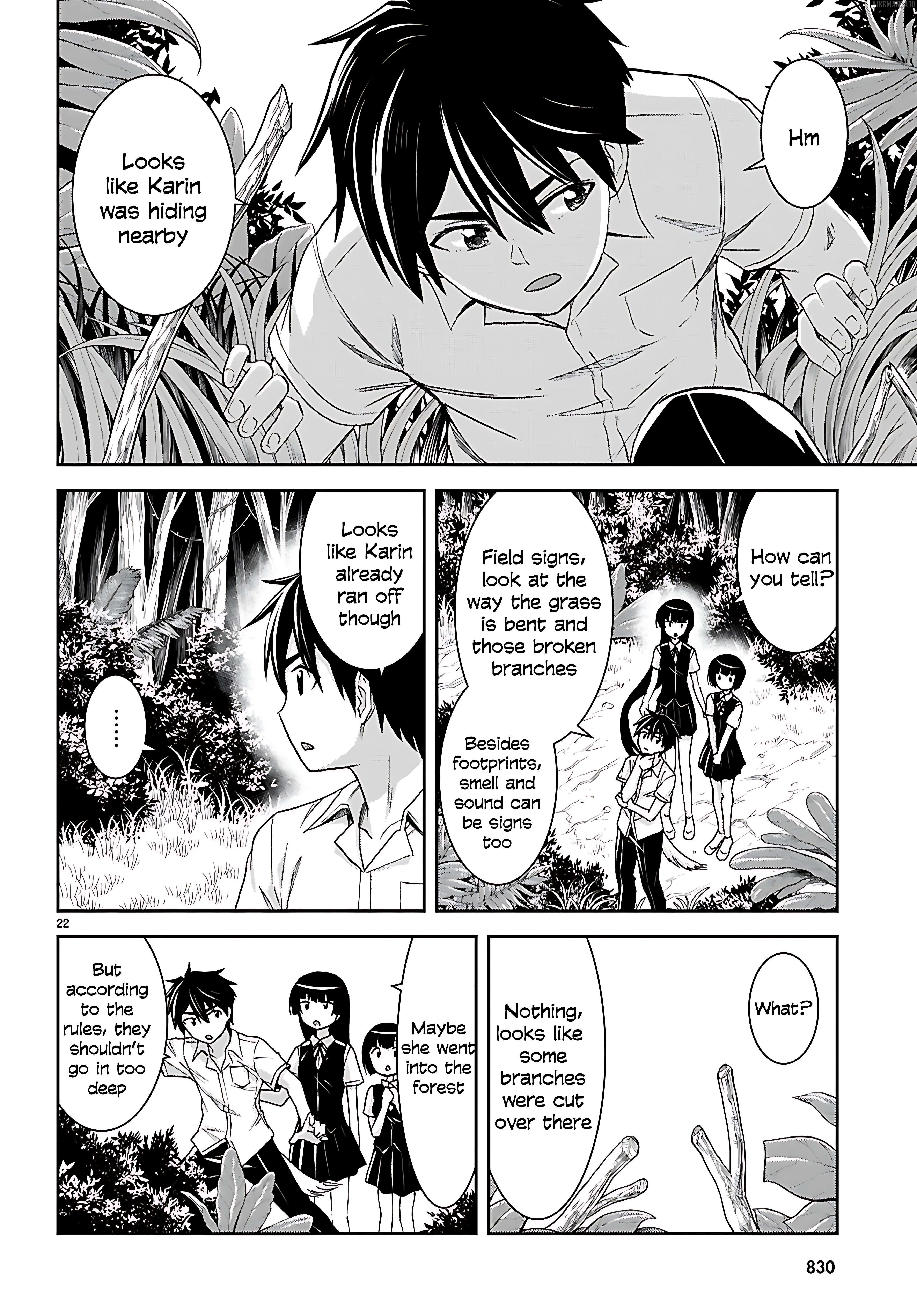 Isekai Yurutto Survival Seikatsu: Gakkou no Minna to Isekai no Mujintou ni Tenishitakedo Ore Dake Rakushou desu Chapter 42 page 22 - 