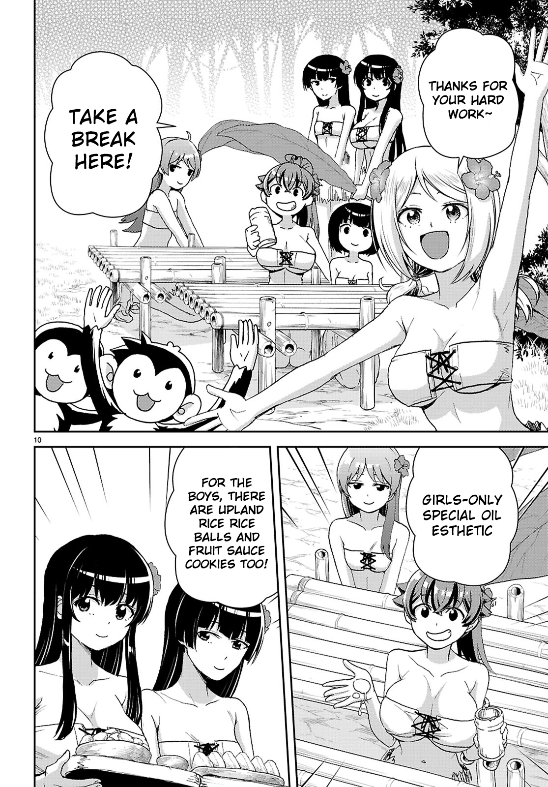 Isekai Yurutto Survival Seikatsu: Gakkou no Minna to Isekai no Mujintou ni Tenishitakedo Ore Dake Rakushou desu Chapter 47 page 13 - 