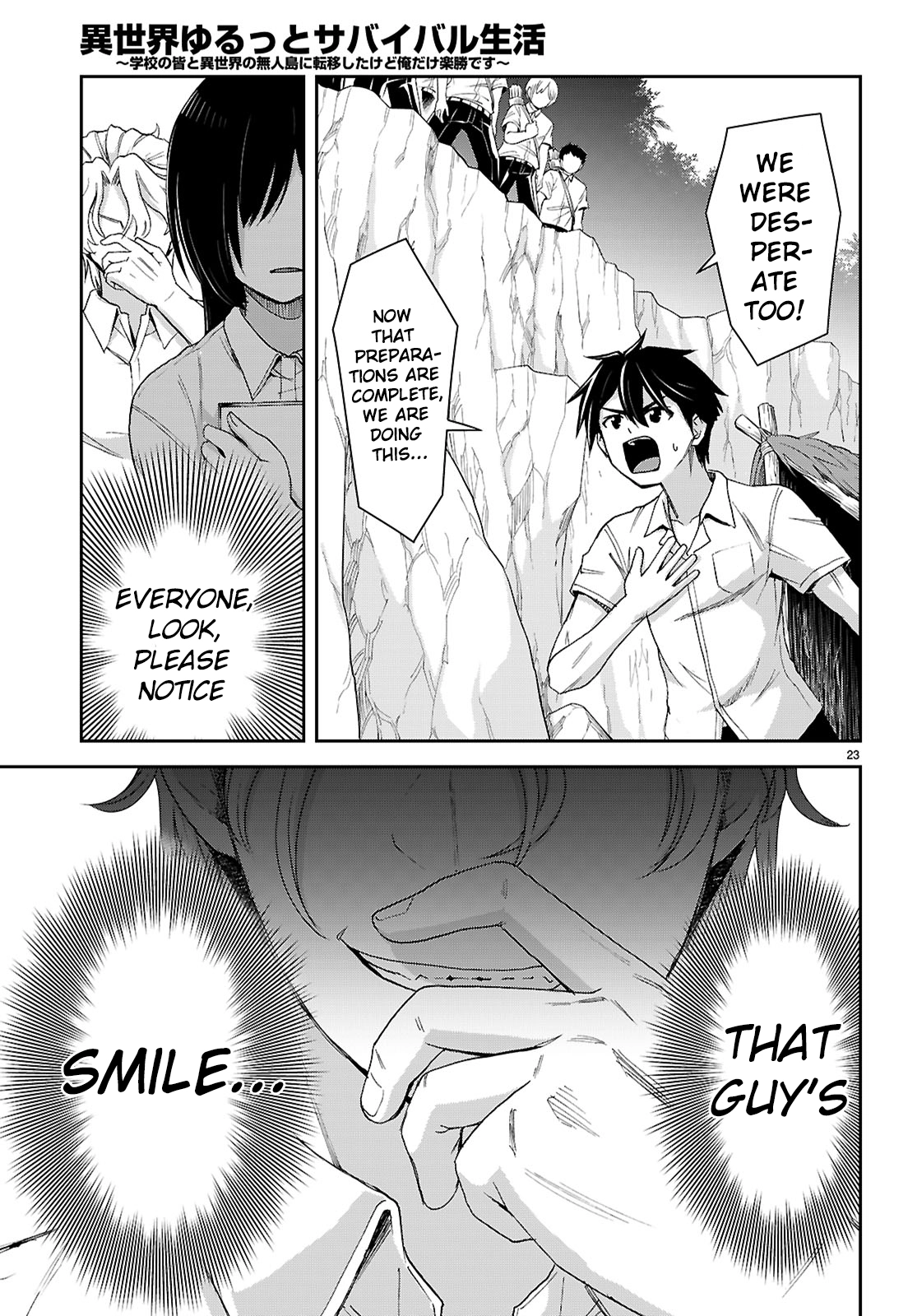 Isekai Yurutto Survival Seikatsu: Gakkou no Minna to Isekai no Mujintou ni Tenishitakedo Ore Dake Rakushou desu Chapter 47 page 26 - 