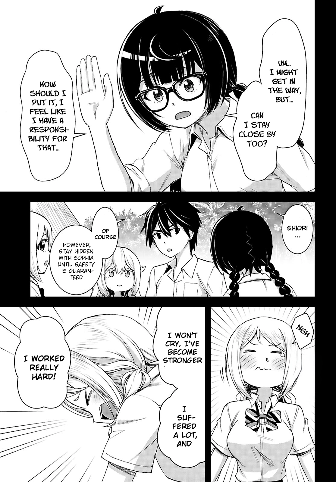 Isekai Yurutto Survival Seikatsu: Gakkou no Minna to Isekai no Mujintou ni Tenishitakedo Ore Dake Rakushou desu Chapter 47 page 10 - 