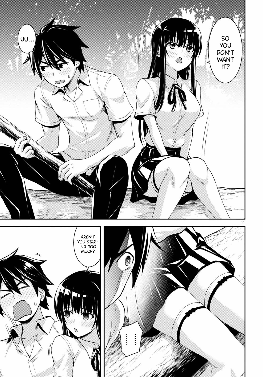 Isekai Yurutto Survival Seikatsu: Gakkou no Minna to Isekai no Mujintou ni Tenishitakedo Ore Dake Rakushou desu Chapter 5 page 12 - 